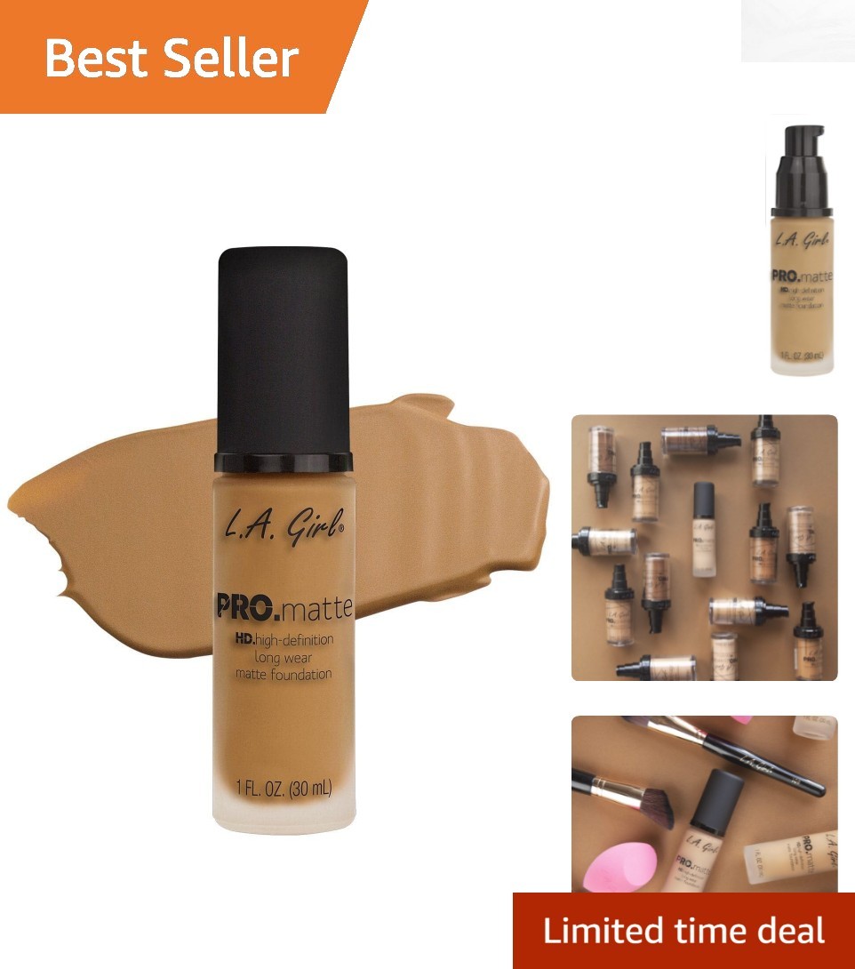 Travel Size PRO.Matte Foundation in Sand, Lightweight & Transfer Resistant