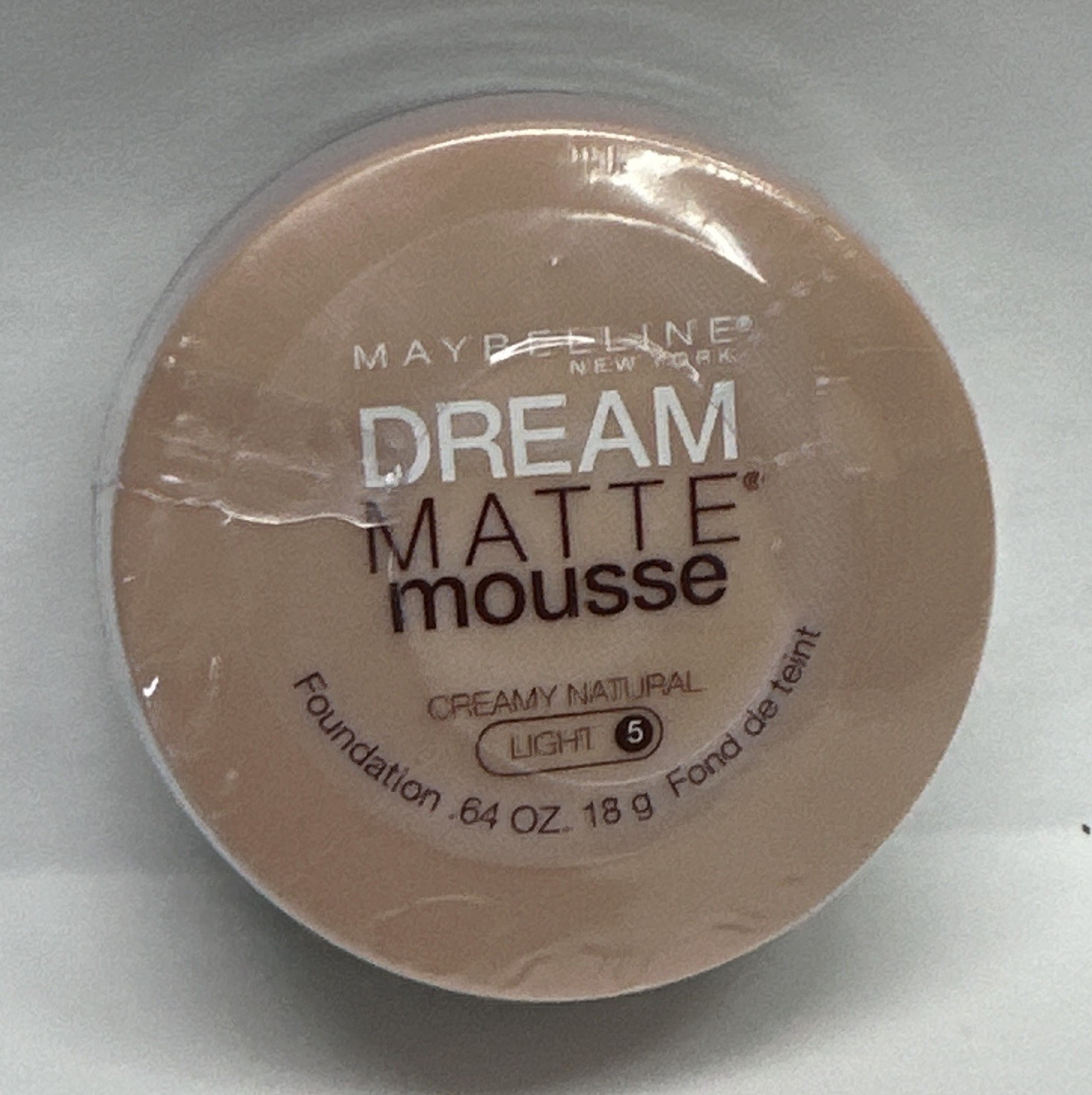 Maybelline New York Dream Matte Mousse Foundation Creamy Natural 0.64oz