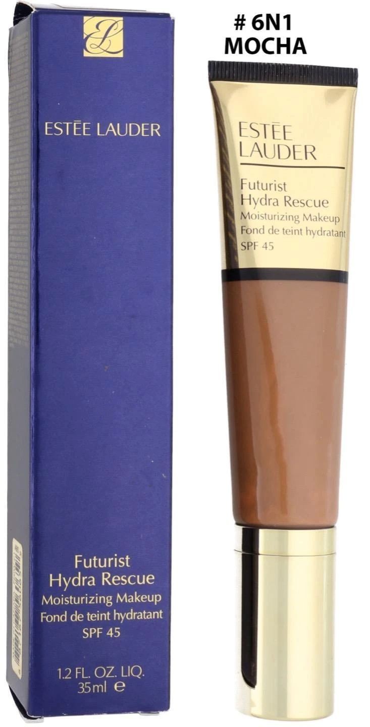 Estee Lauder Futurist Hydra Rescue 6N1 MOCHA Foundation New In Box Free Ship