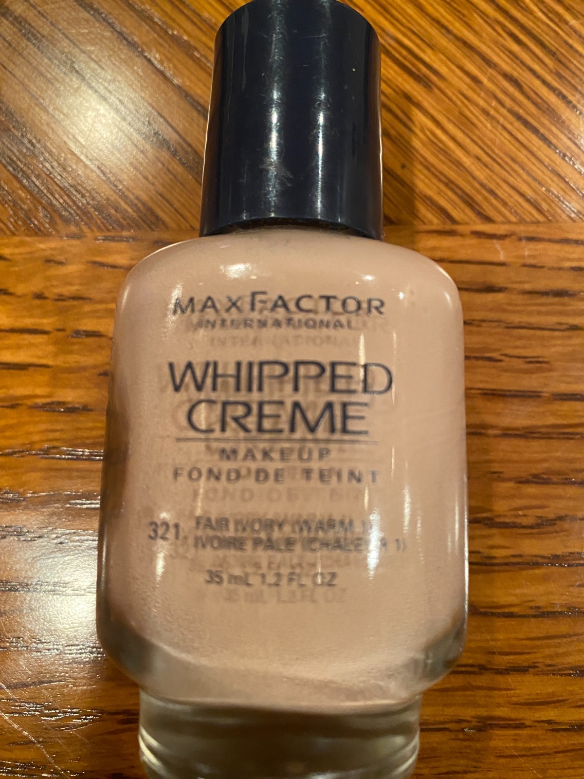 Max Factor Whipped Creme Makeup #321 Fair Ivory (Warm 1)