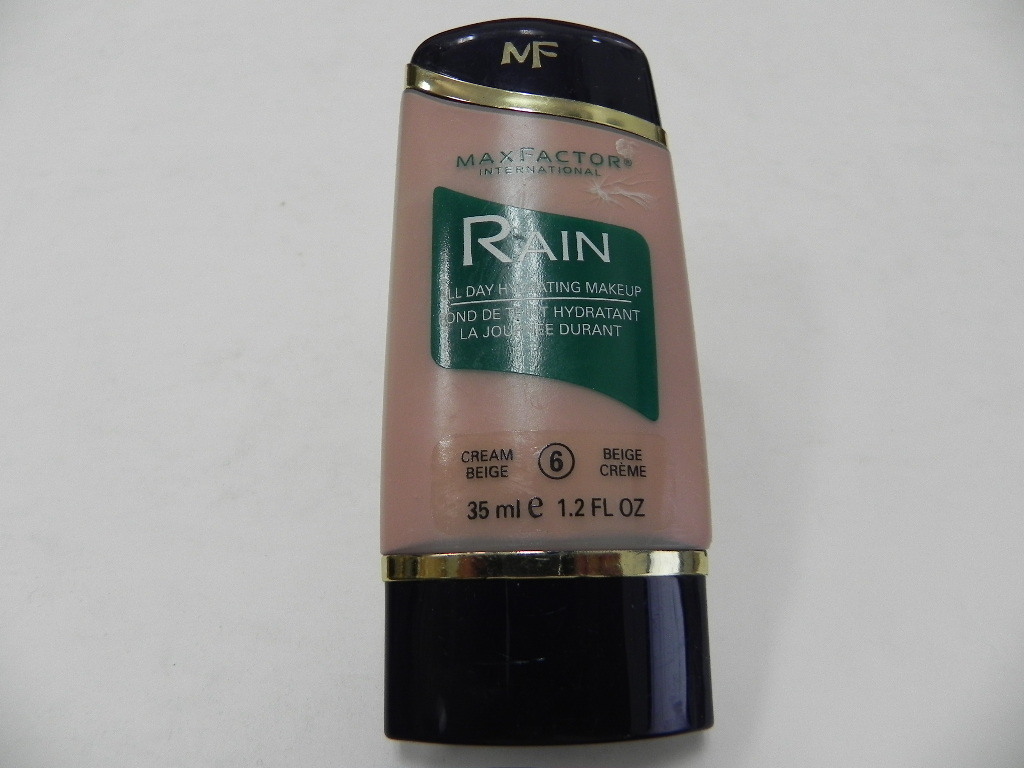 MAX FACTOR RAIN DAY HYDRATING MAKEUP 1.2 OZ 35 ML # 6 CREAM BEIGE NO BOX
