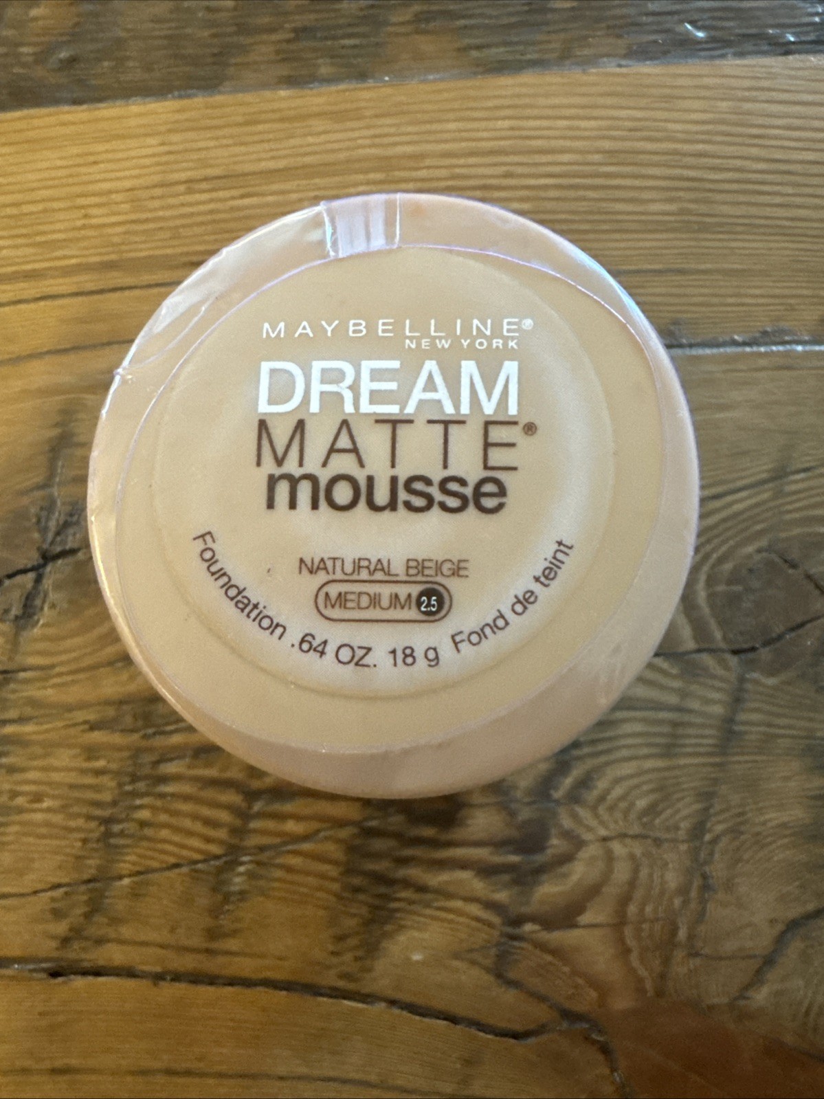 NEW Maybelline Dream MATTE Mousse- NATURAL BEIGE Medium 2.5