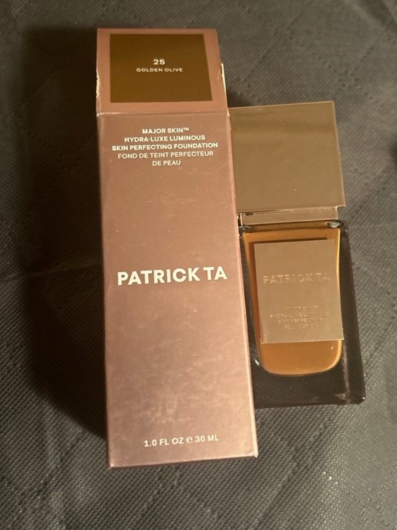Patrick Ta Major Skin Hydra-Luxe Luminous Foundation 25 Golden Olive 1.0 fl oz