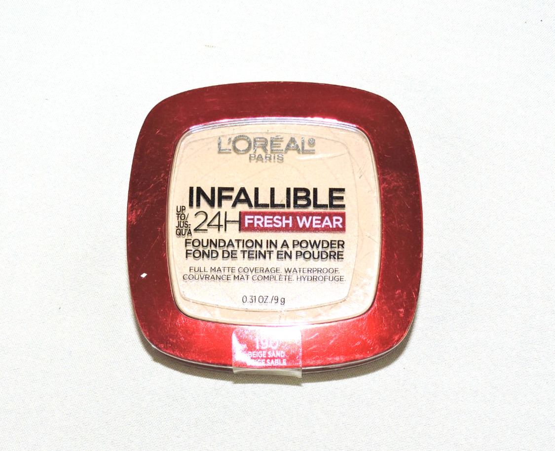 L’Oreal Paris Infallible Foundation in a Powder 190 Beige Sand SEALED