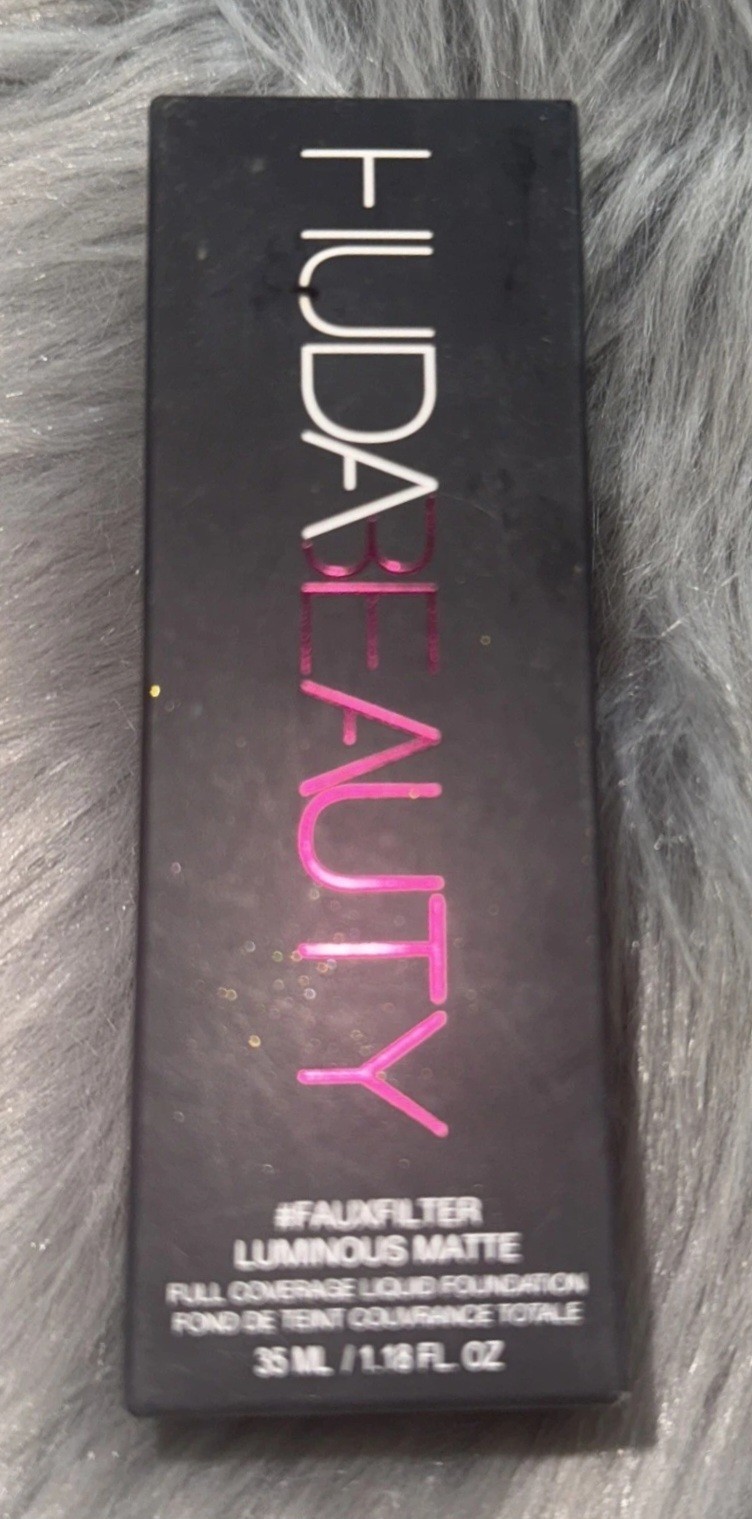 HUDA BEAUTY #FauxFilter Luminous Matte Foundation Lava Cake 590R 1.18oz NIB RARE