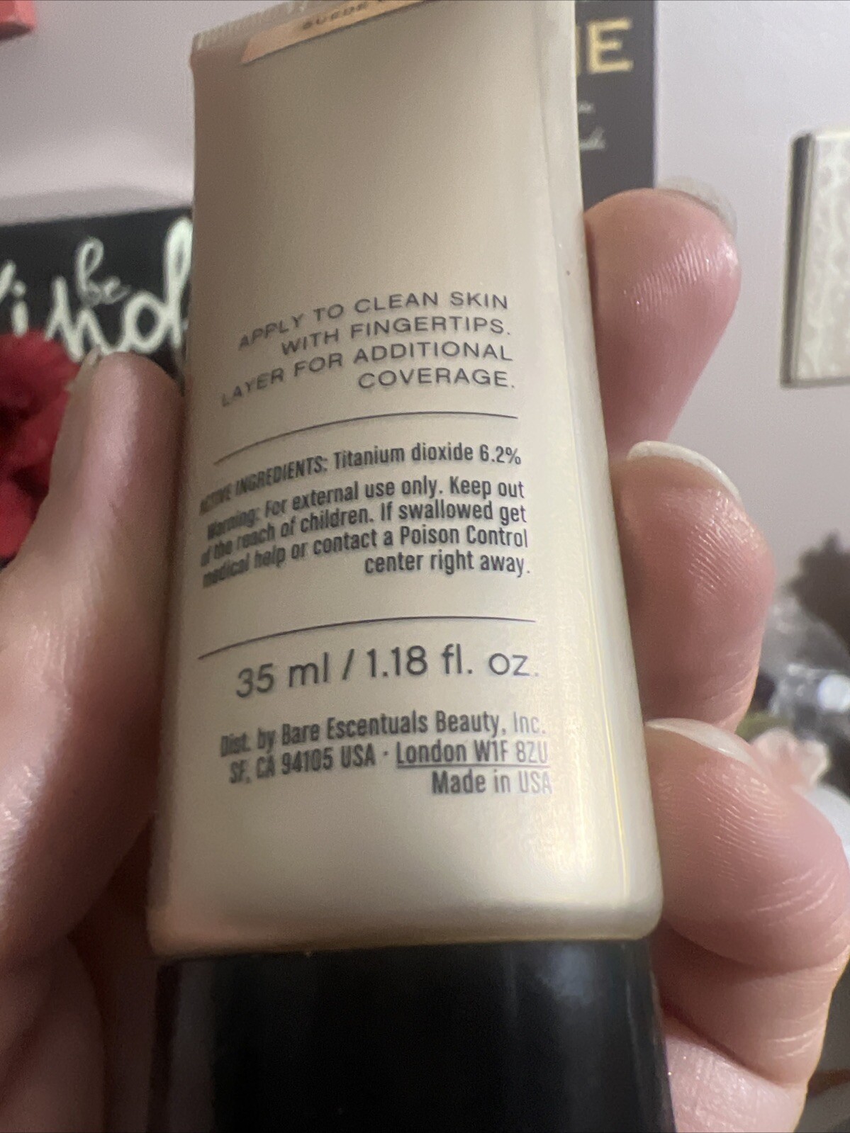HTF BARE MINERALS ~ COMPLEXION RESCUE TINTED HYDRATING CREAM ~ # 04 SUEDE