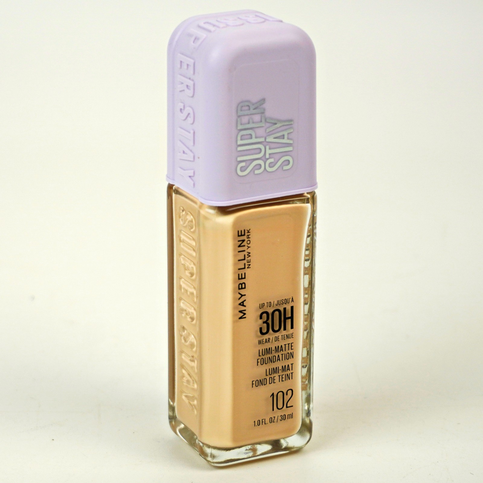 Maybelline Super Stay Active Wear 30H Liquid Foundation 102 1 fl oz (x6) -E