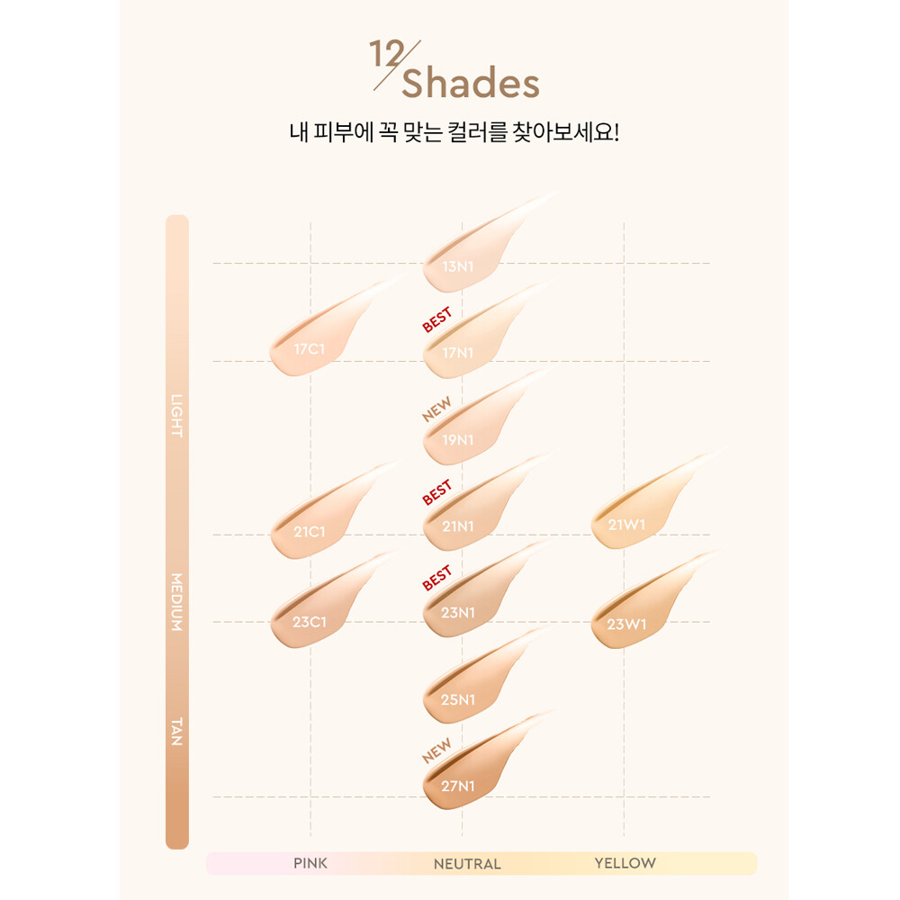 HERA Silky Stay 24H Longwear Foundation SPF20 PA++30g K-Beauty