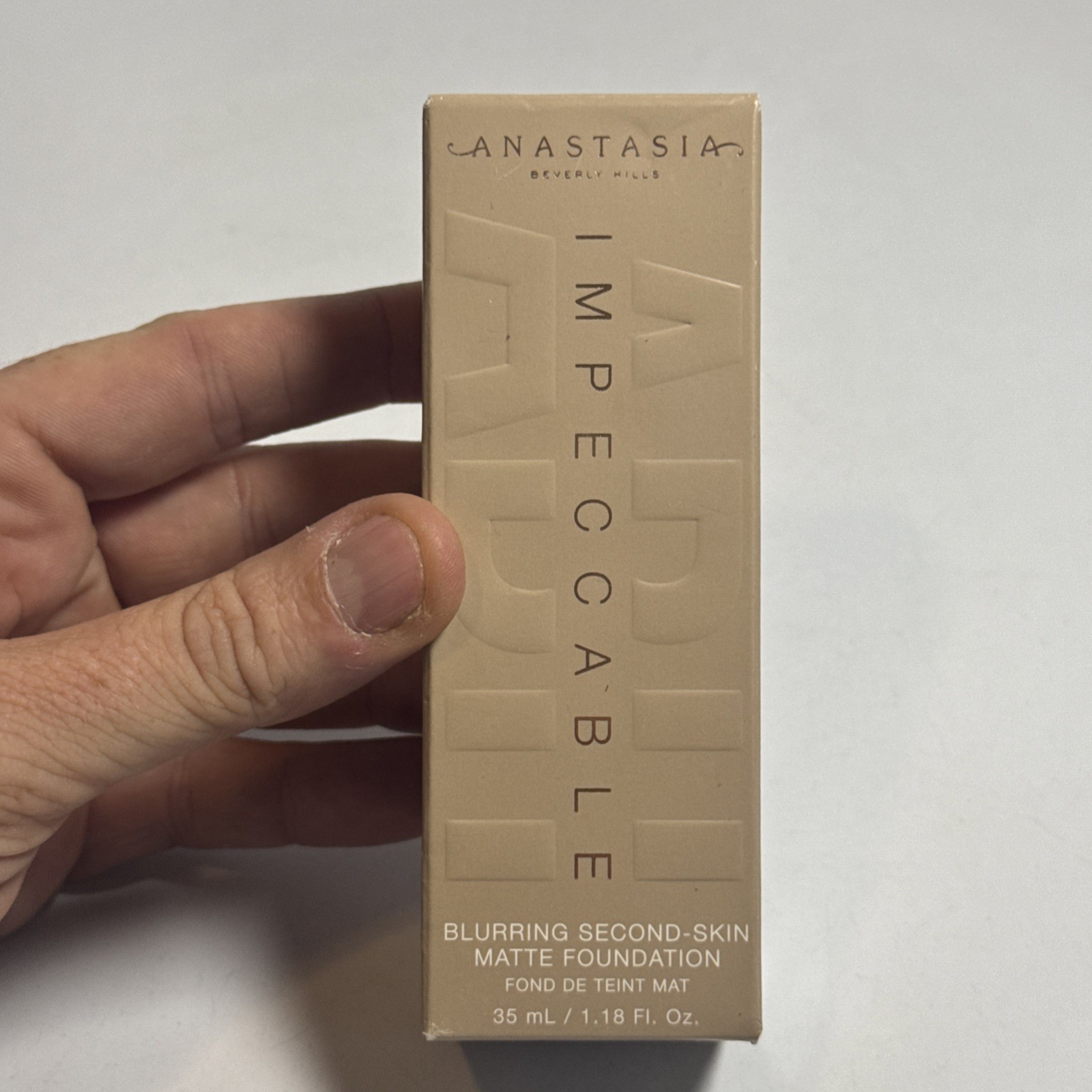 Anastasia impeccable blurring second skin matte foundation 0CR Brand New Sealed