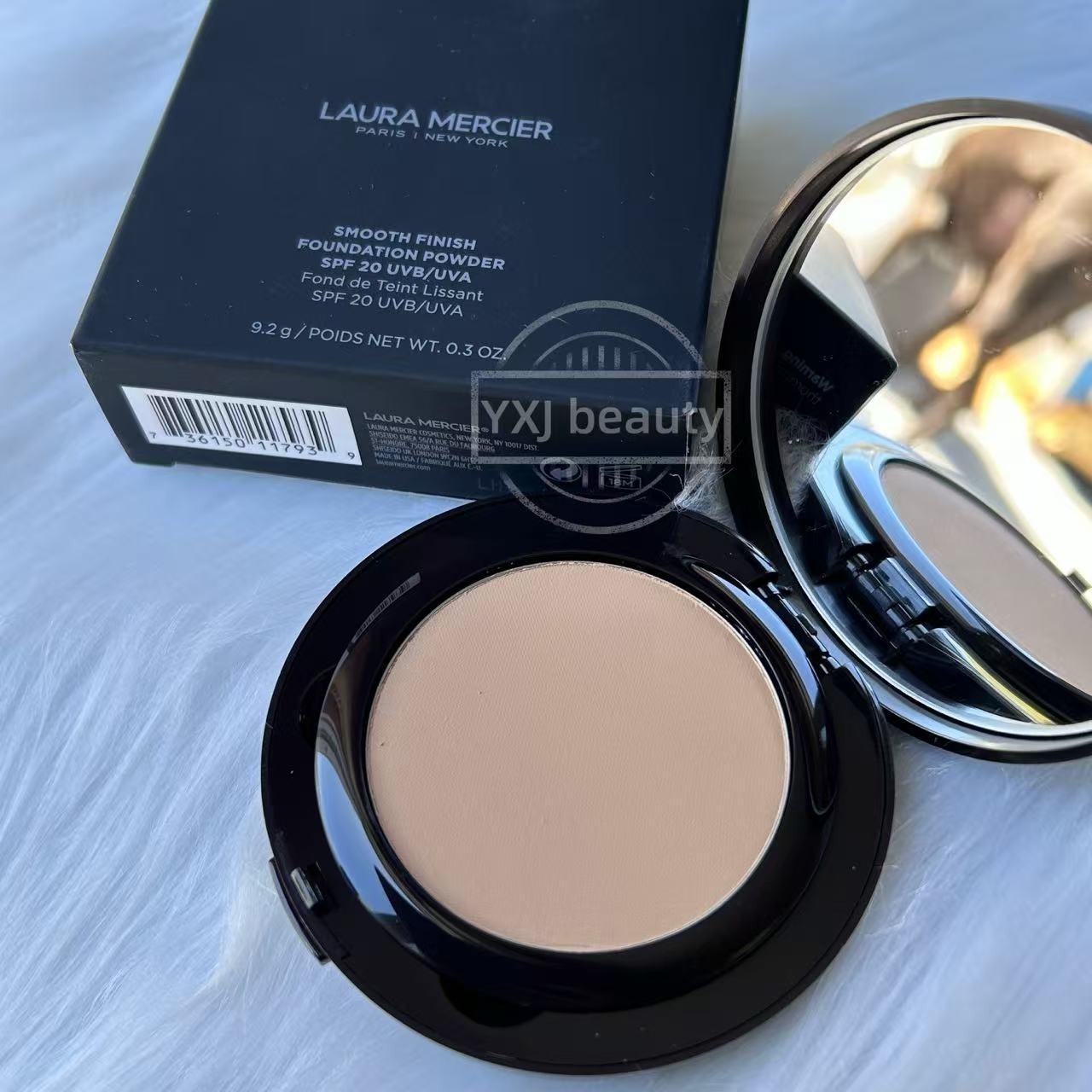 New Laura Mercier Smooth Finish Foundation Powder~3W1 08~Full size 9.2 g/0.3oz