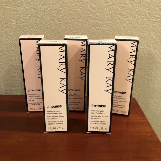 MARY KAY Timewise MATTE or LUMINOUS LIQUID FOUNDATION ~CHOOSE ~ DISCONTINUED NIP