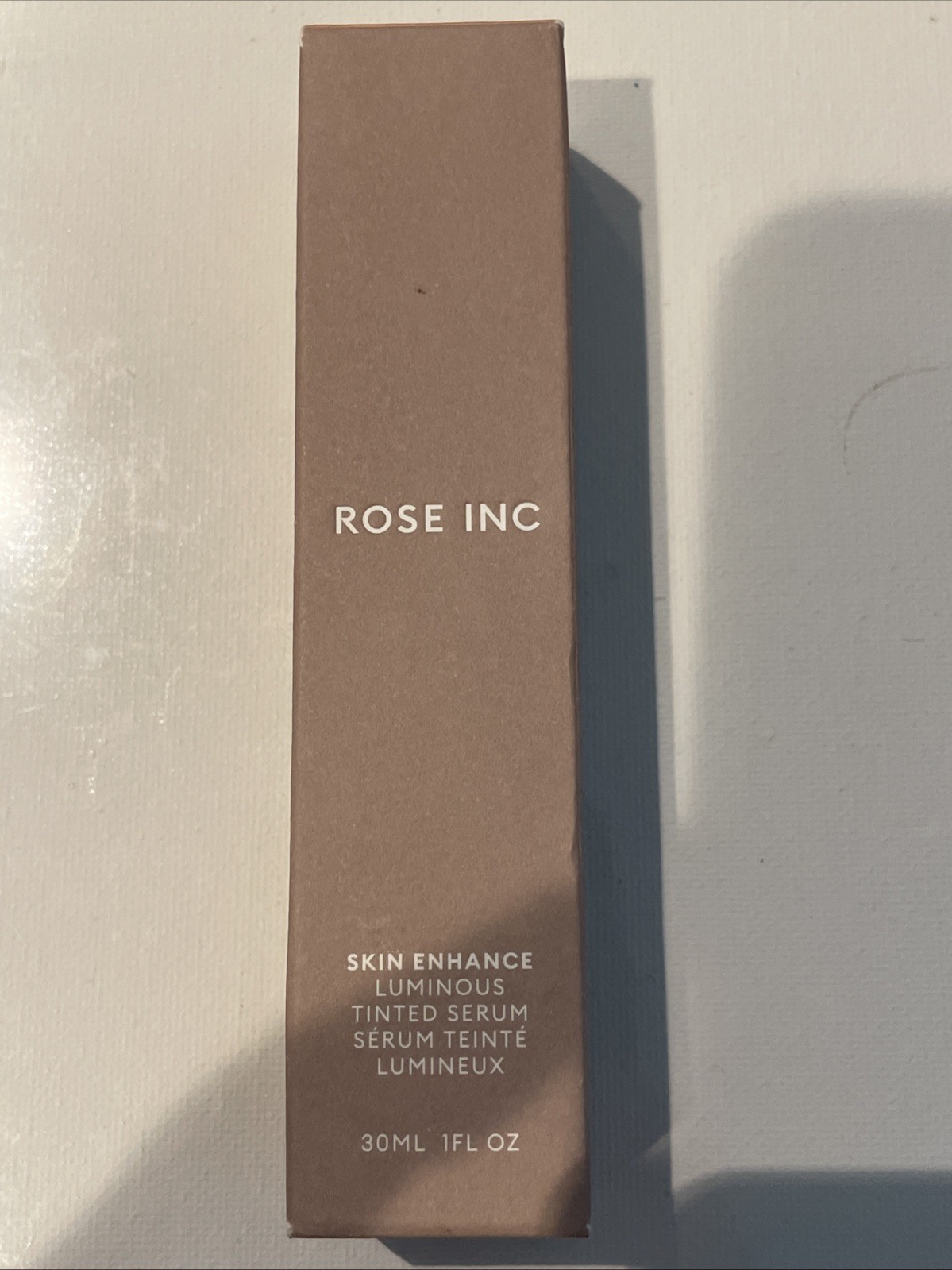 NEW NIB ROSE INC Skin Enhance Luminous Skin Tinted Serum 020 Full Size 30ml/1oz