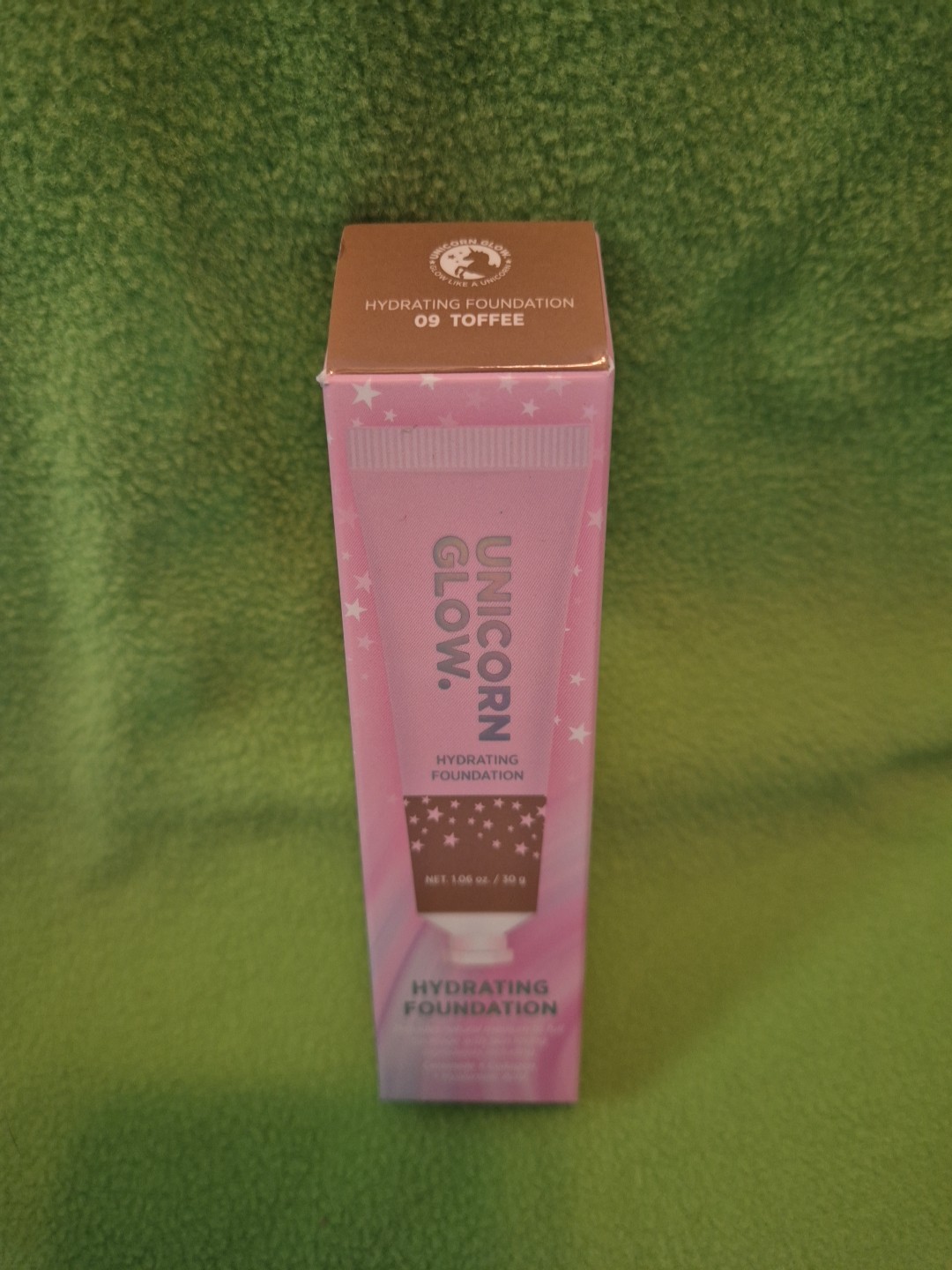 UNICORN GLOW HYDRATING FOUNDATION #9 TOFFEE Collagen Serum + Hyaluronic Acid +
