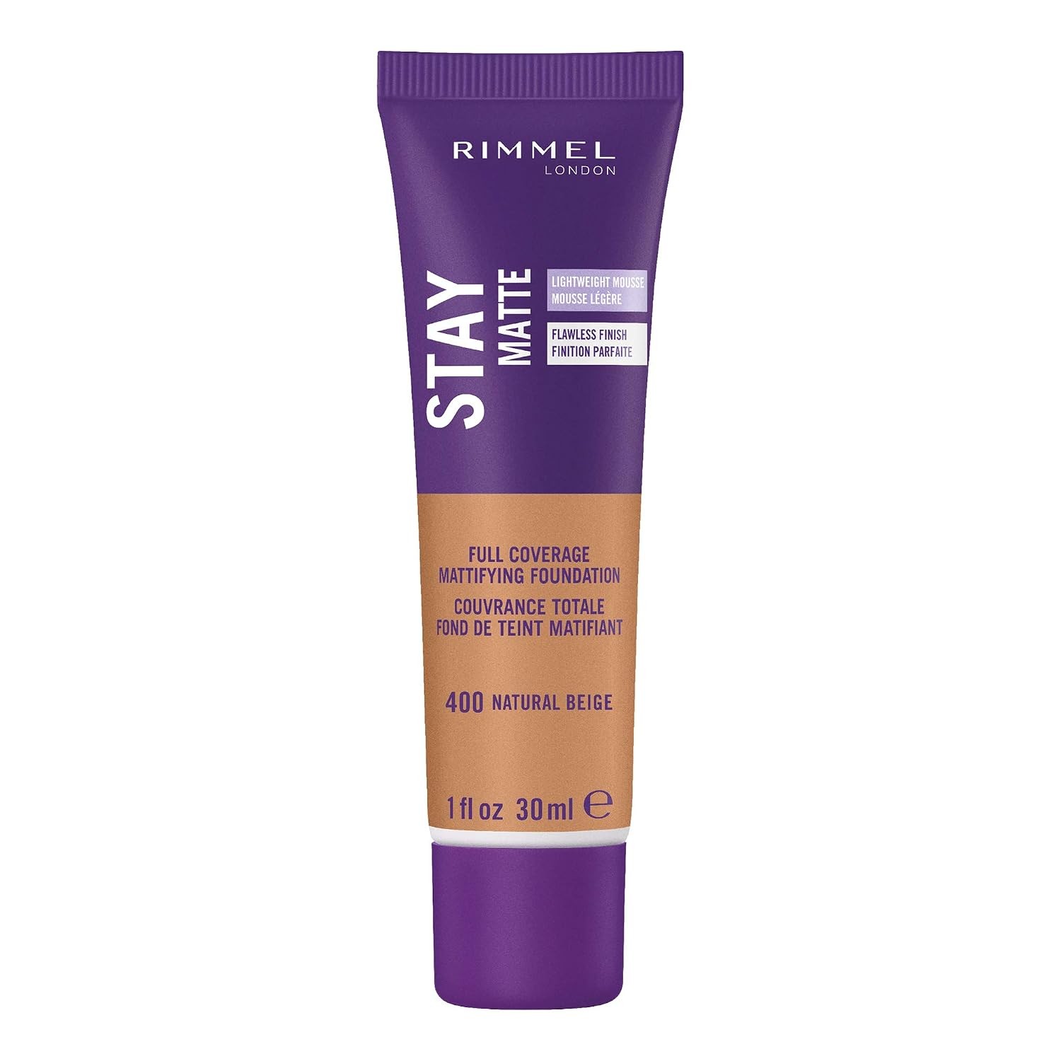 Rimmel Stay Matte Liquid Mousse Foundation Natural Beige 400