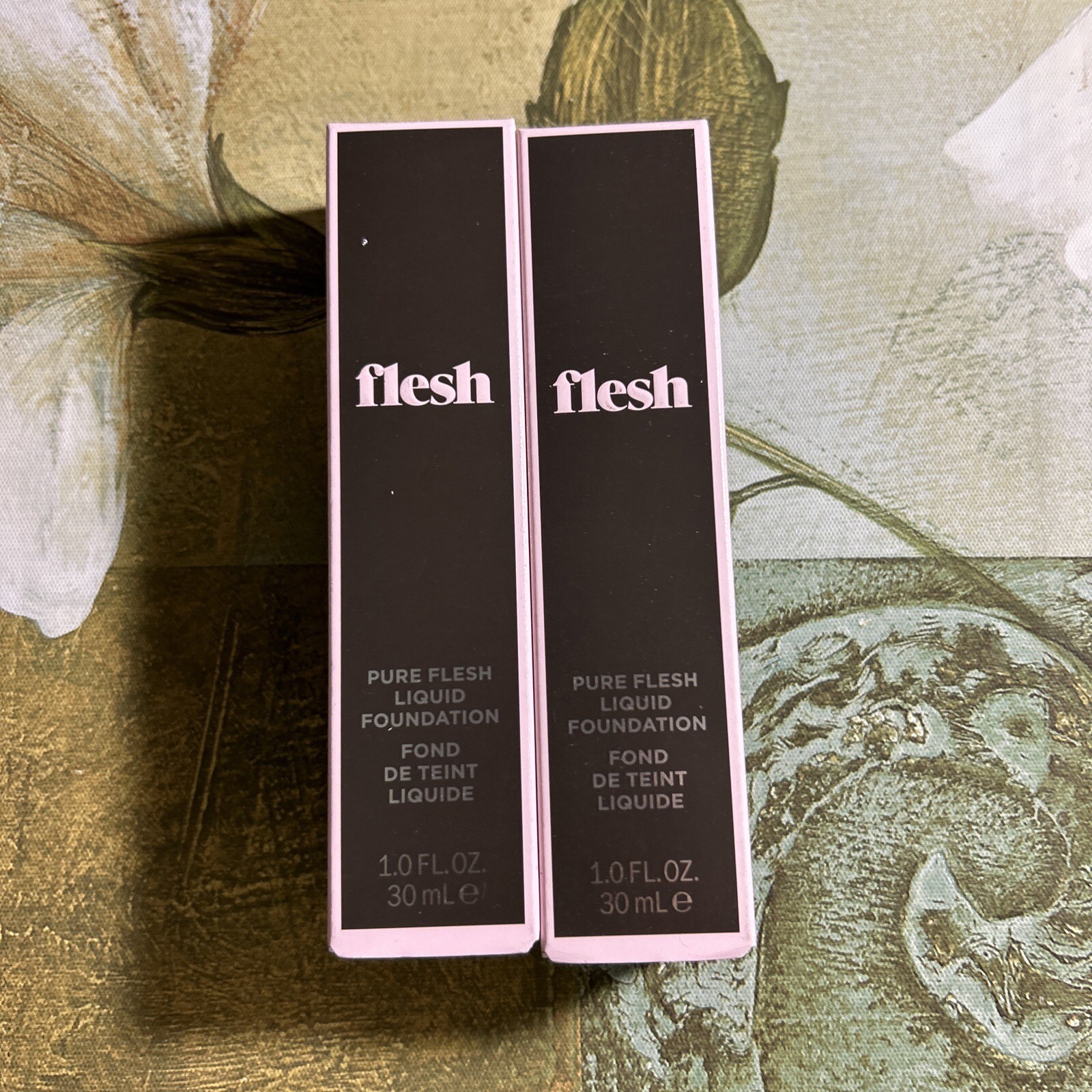 Flesh pure flesh liquid foundation new in box full size 1oz 19 Coconut 2 Pc.