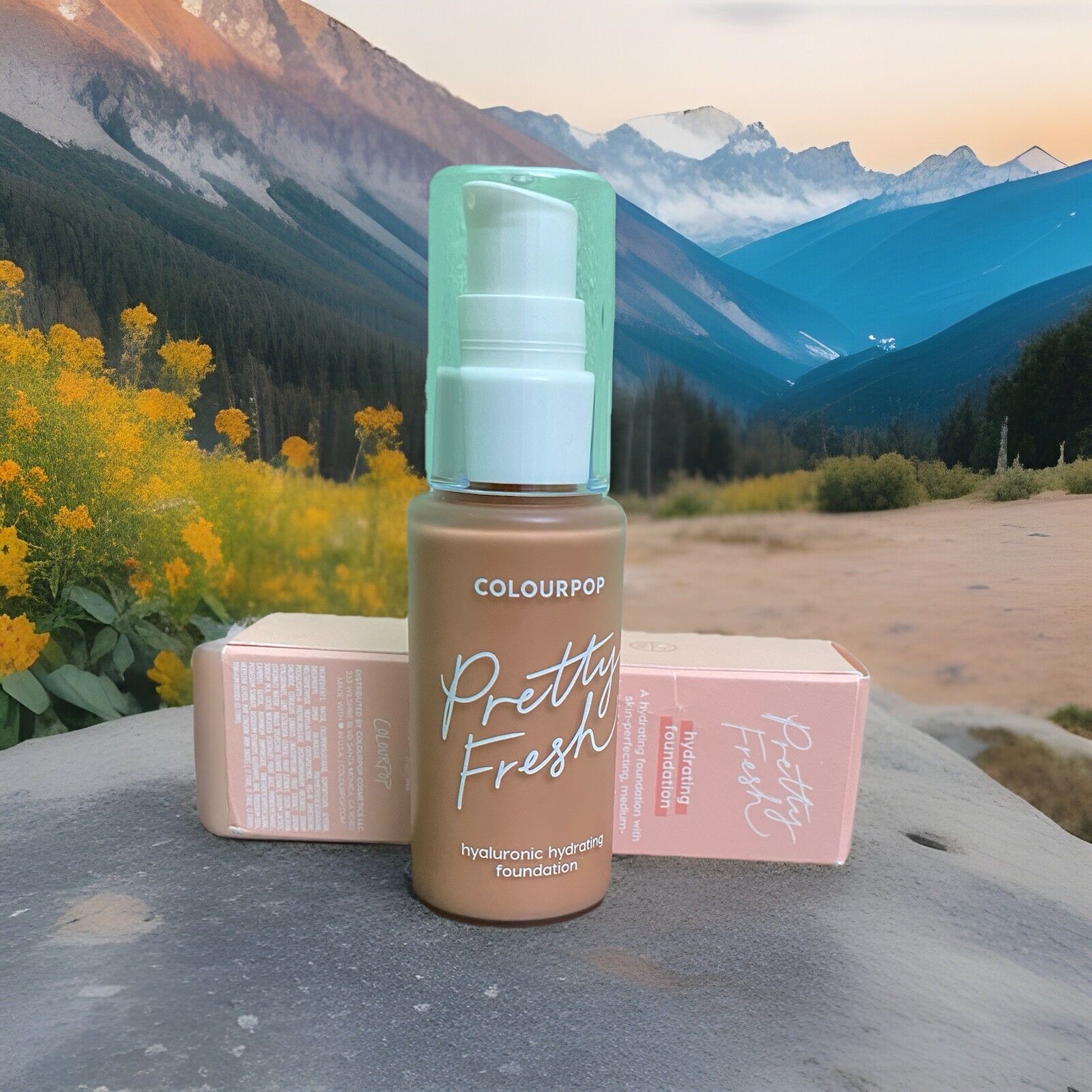 ColourPop Pretty Fresh Hydrating Vegan Foundation in Medium Dark 130N 1 oz NEW
