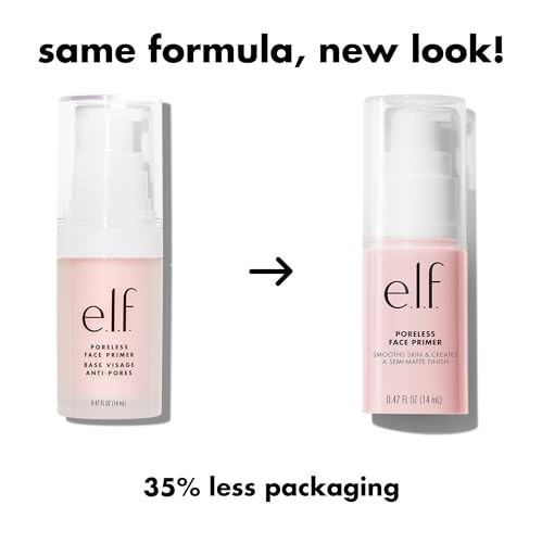 e.l.f. Poreless Face Primer Skin-Smoothing Matte Makeup Base 1.26 oz