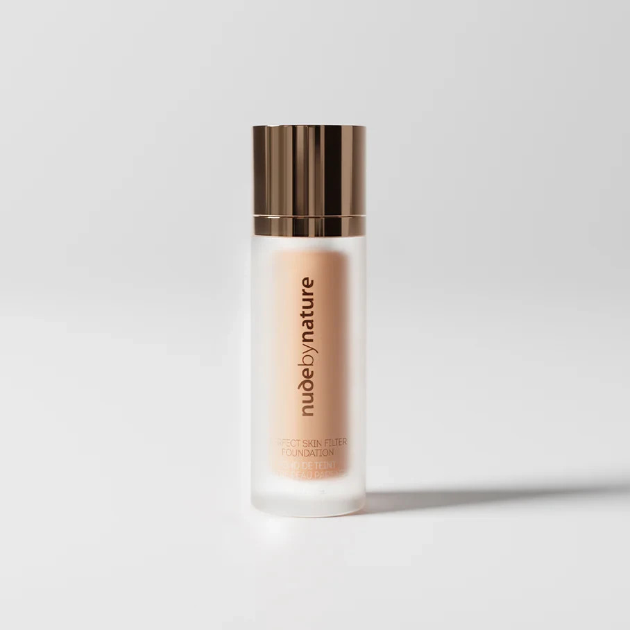 (CHOICE OF COLOR) Nude By Nature Perfect Skin Filter Foundation Full Coverage
