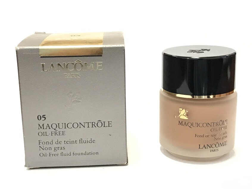 Lancome Maquicontrole Oil-Free Fluid Foundation 1.2 oz 35 ml * 05 Cognac * Nib