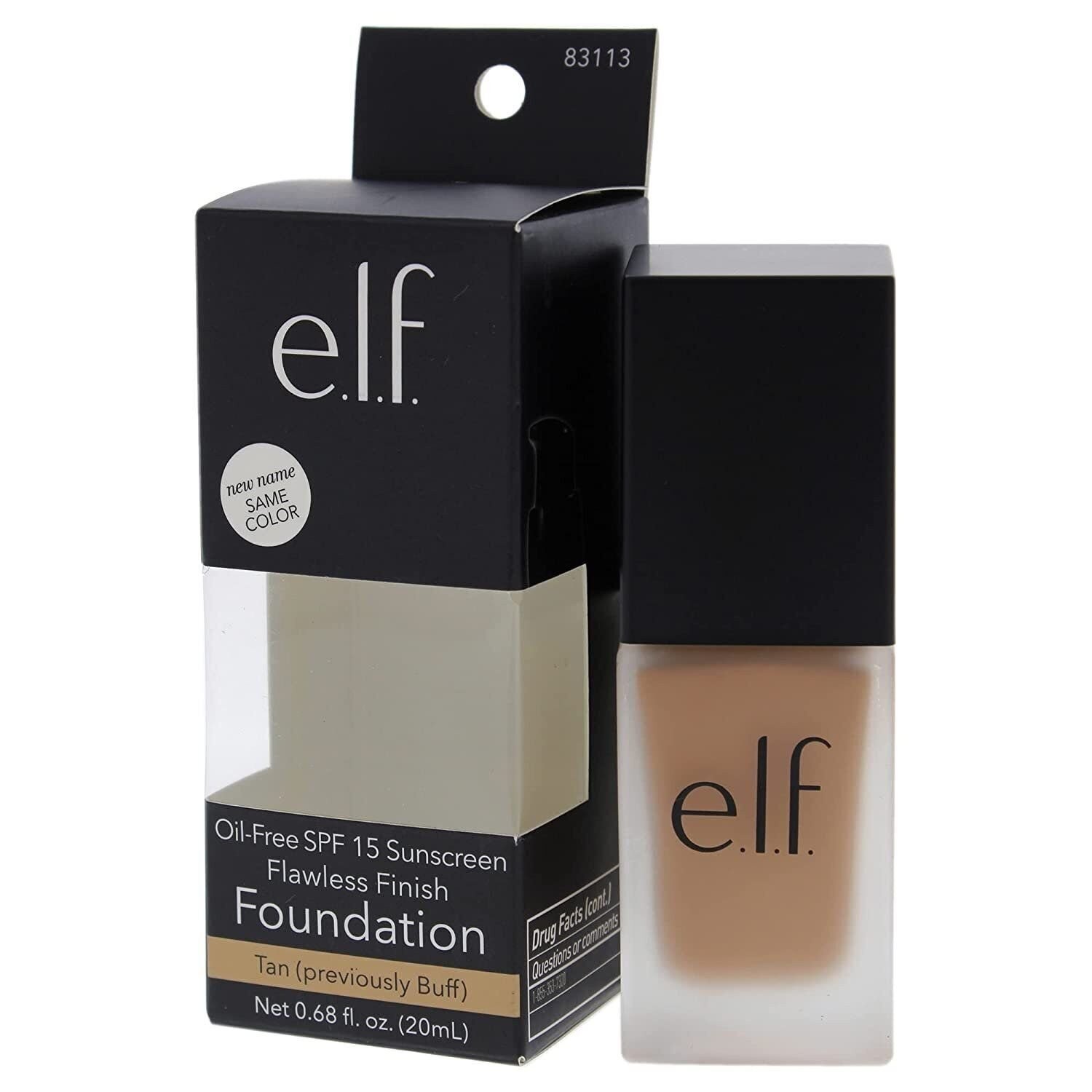 e.l.f. Flawless Finish Foundation, Lightweight & Medium Coverage, Semi-Matte…