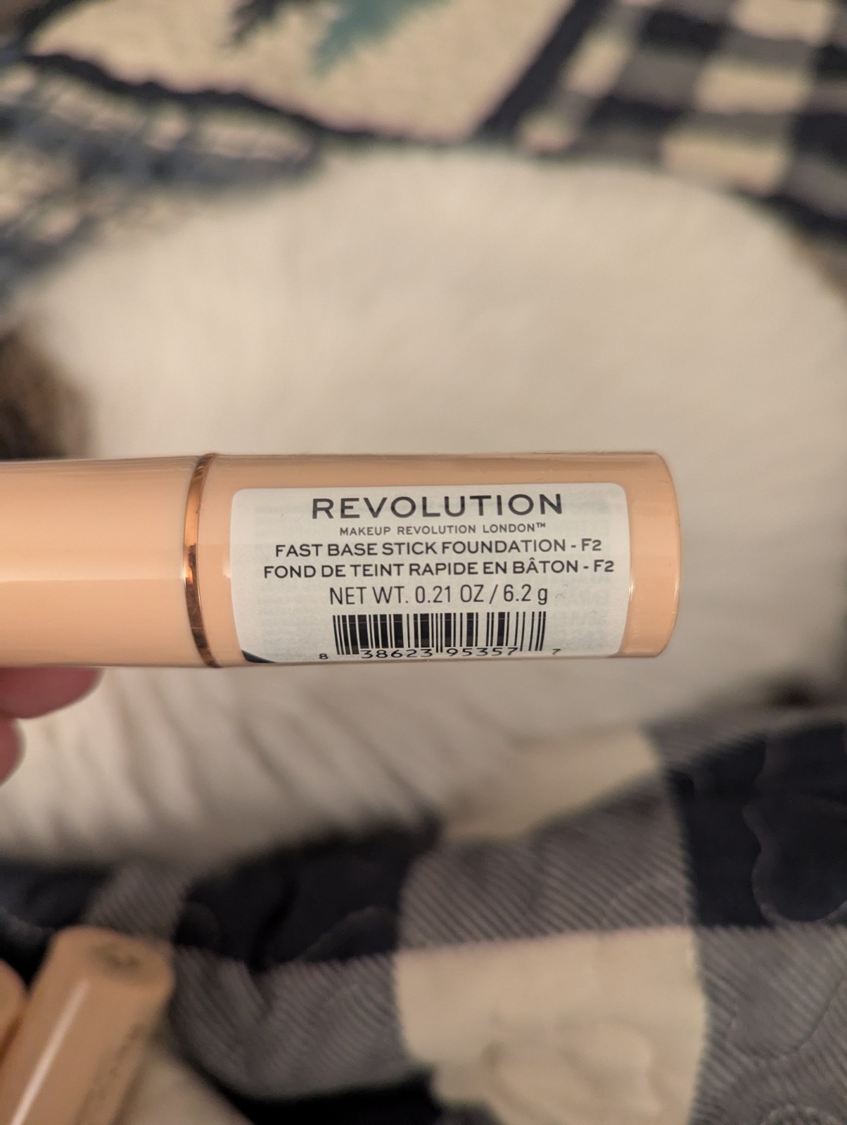 Revolution Fast Base Stick Foundation, Shade F2. Lot of 2. Sealed. Free Ship.