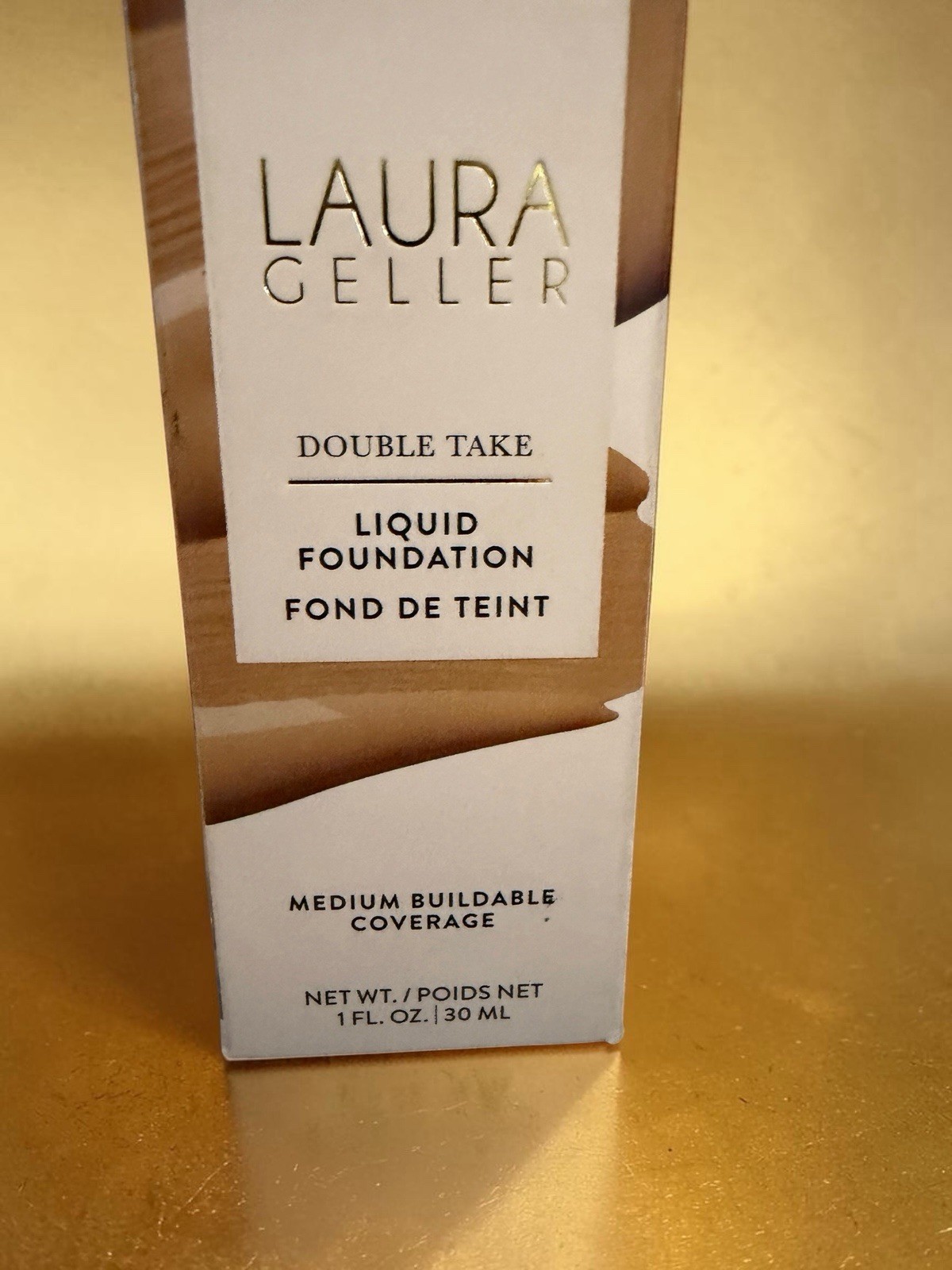 Laura Geller Double Take Liquid Foundation SAND Buildable Natural Matte Finish