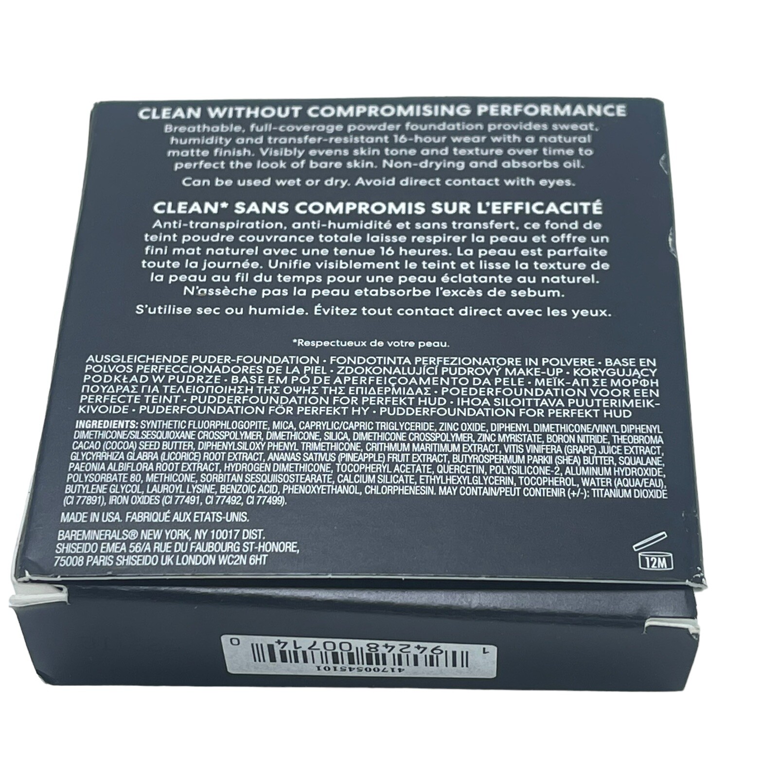 bareMinerals BAREPRO 16-HR Skin-Perfecting Powder Foundation Medium Deep Warm