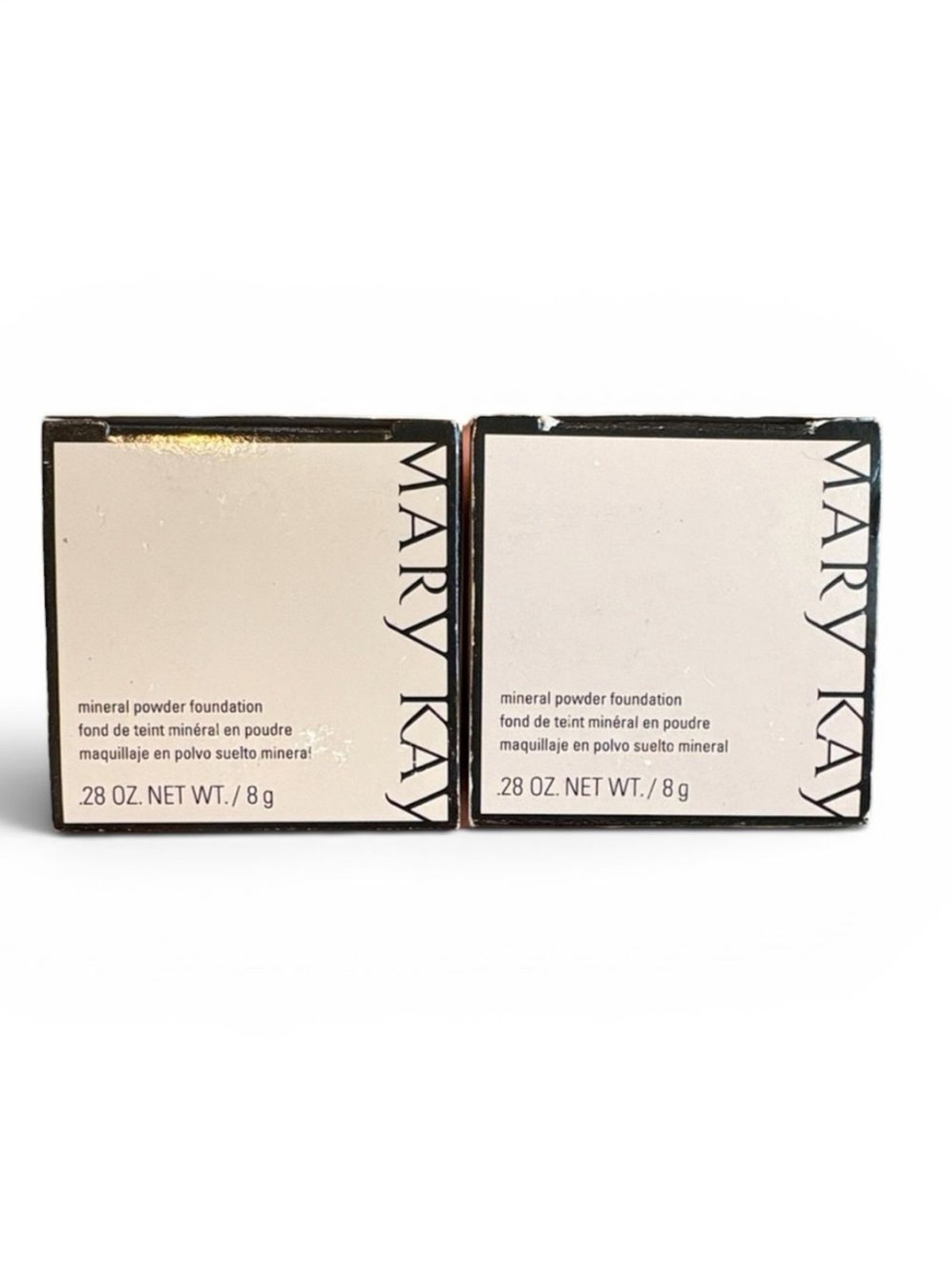 Mary Kay Mineral Powder Foundation Bronze 1 Set of 2 NIB