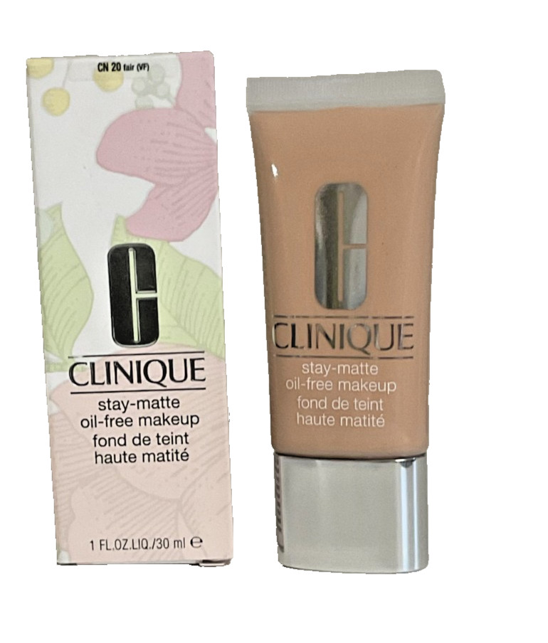 Clinique Stay Matte Oil-Free Makeup – CN 20 FAIR (VF) – 1fl.oz.liq./30mL