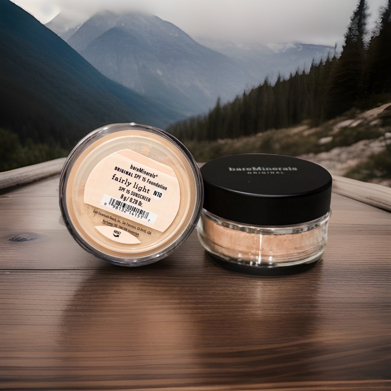 bareMinerals Foundation Fairly Light N10 SPF 15 0.28 oz-FREE SHIPPING- Pack of 2