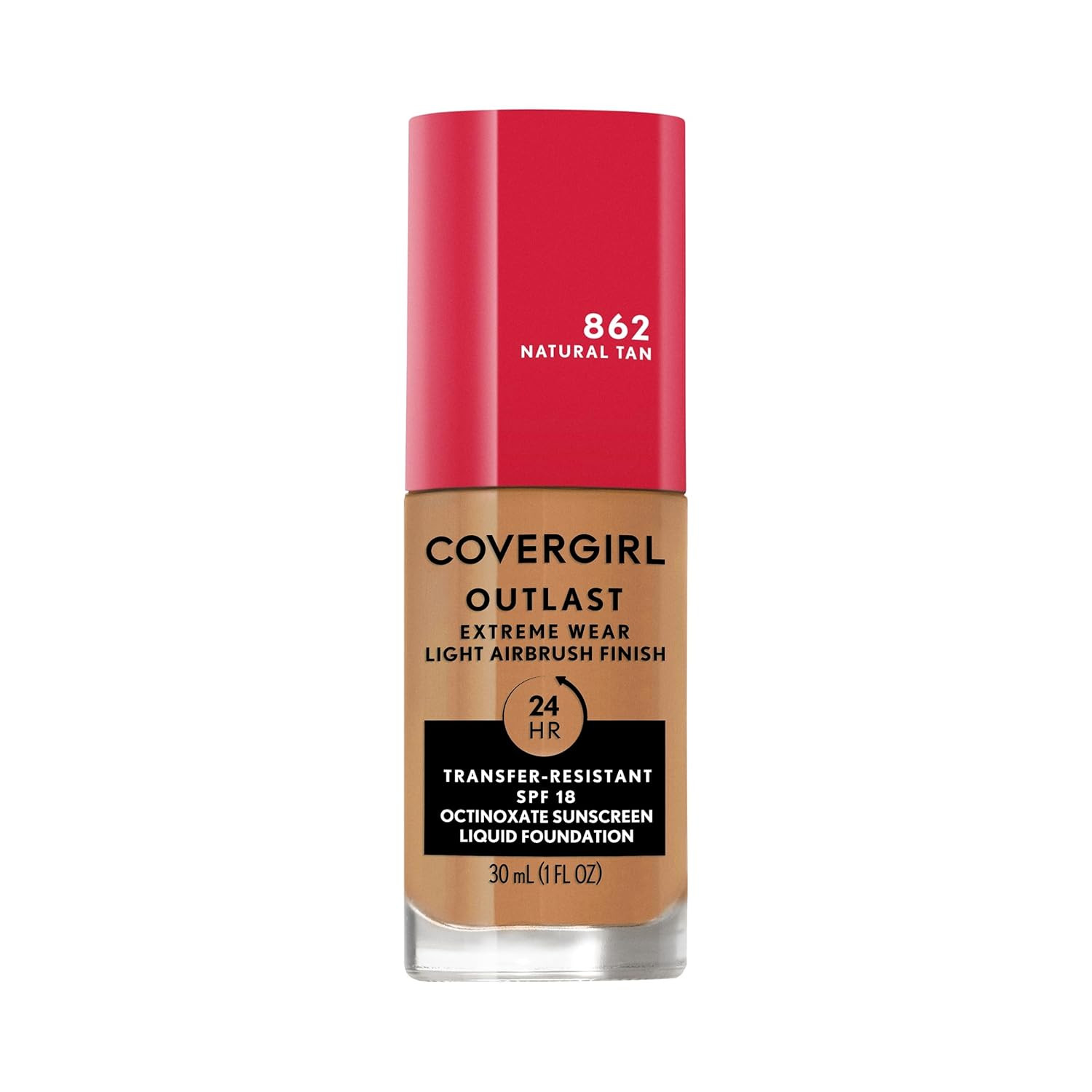 CoverGirl Outlast Extreme Wear Liquid Foundation #862 Natural Tan
