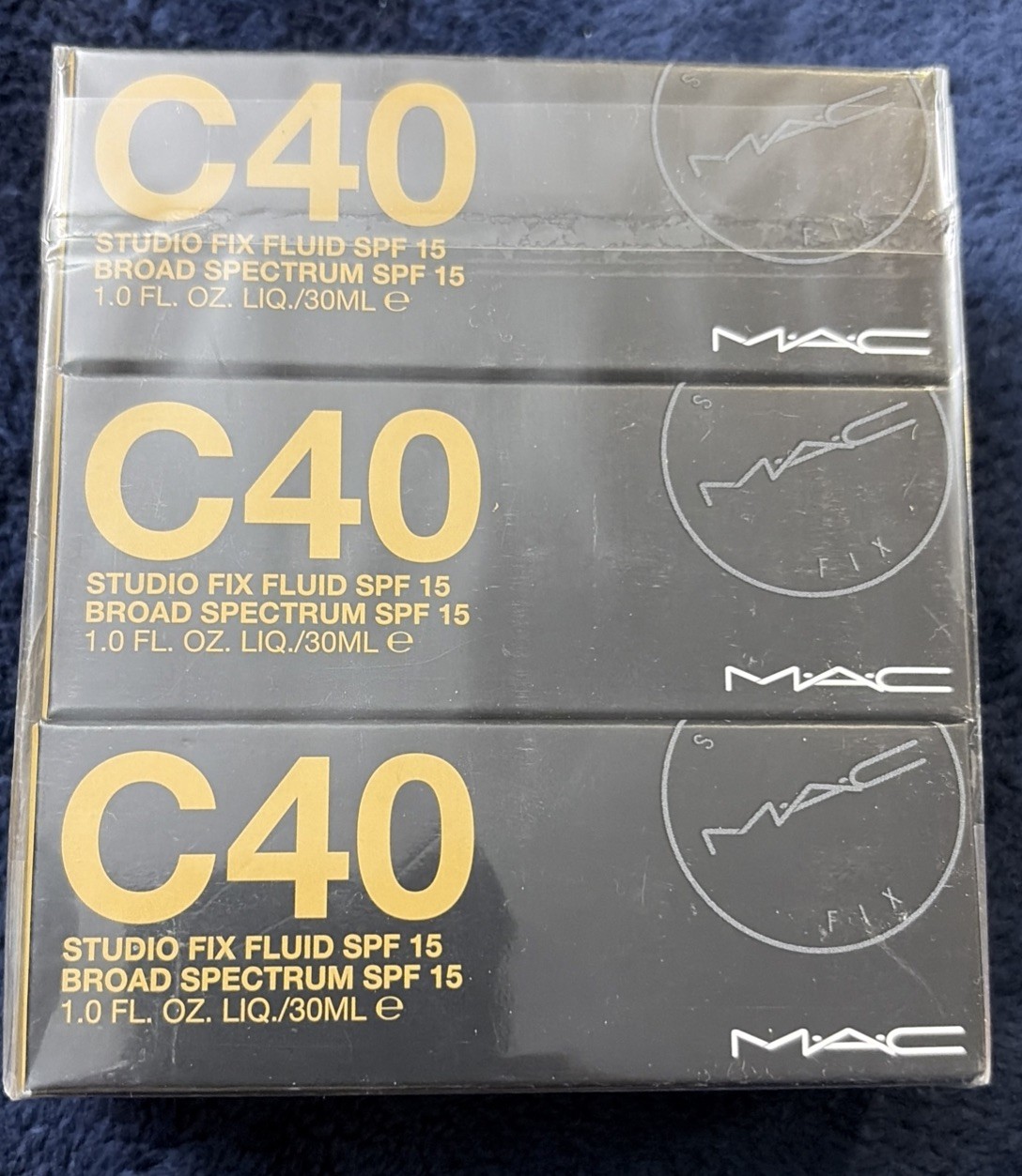 MAC Studio Fix Fluid Foundation SPF15 Shade Full Size 1oz / 30ml New In Box