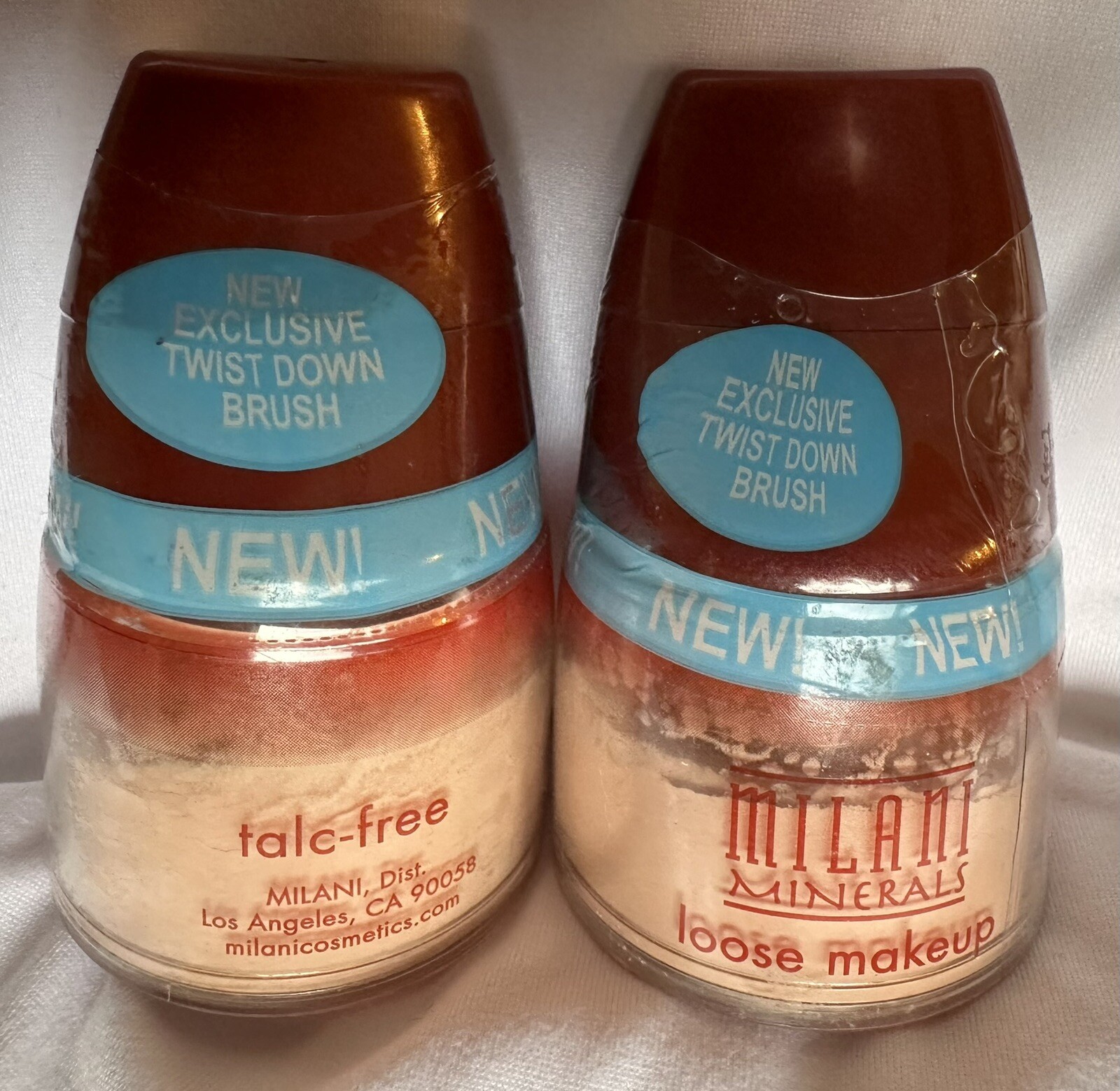 LOT of 2 Milani Cosmetics – Minerals Loose Makeup #01 Pure Radiance – SEALED