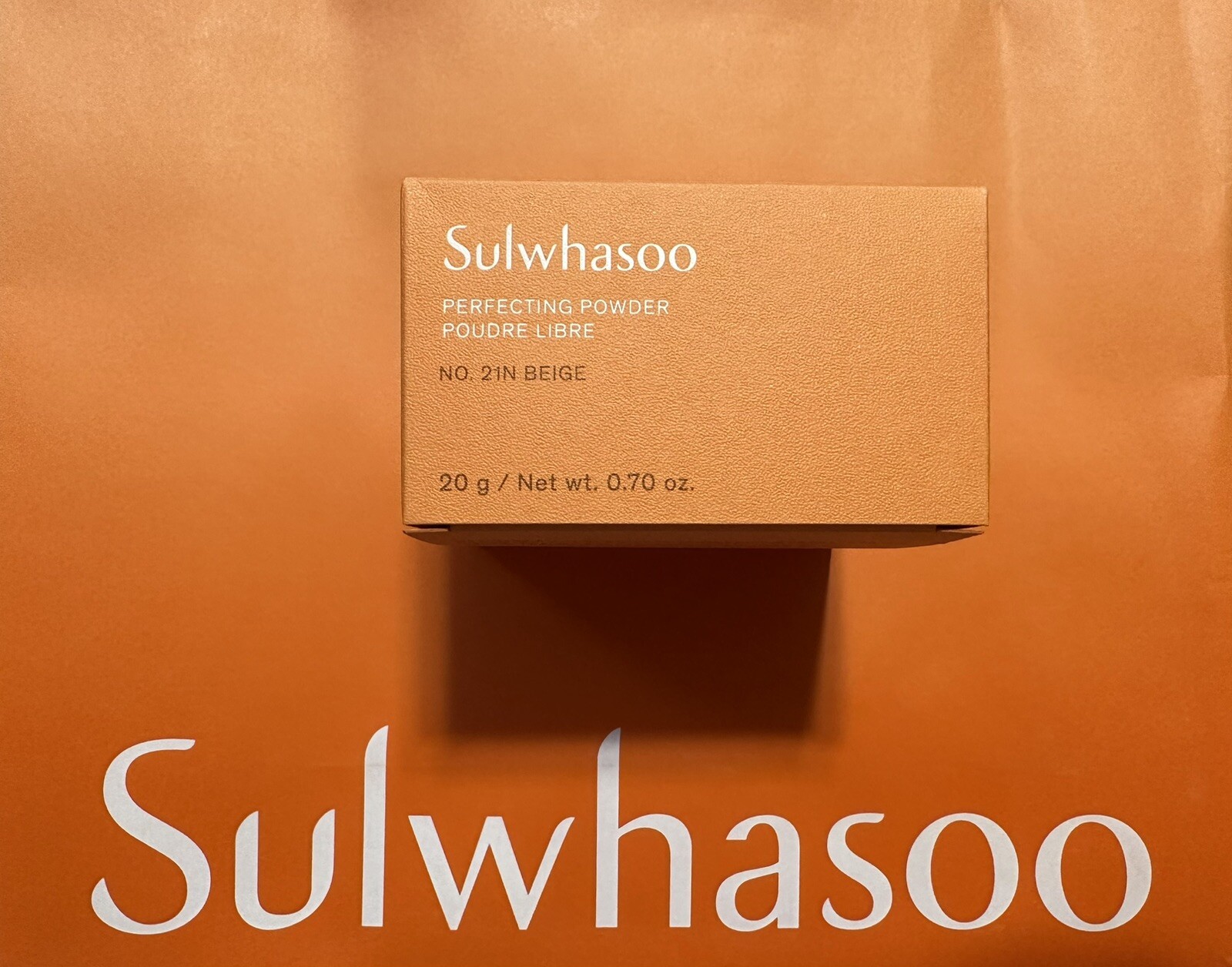 Sulwhasoo Perfecting Powder 20g Finish Makeup Color Shade No.21N Beige