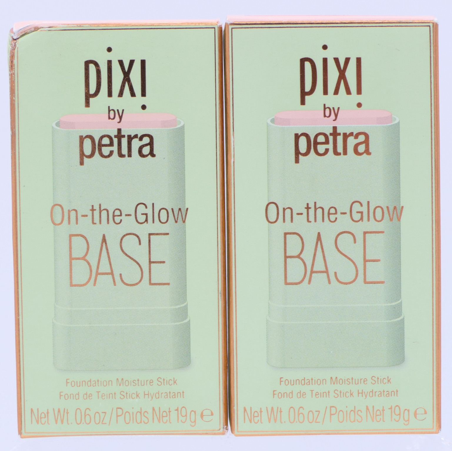 Pixi by Petra On-The-Glow Base Cream Foundation Moisture Stick 2 Pack 0.6 oz Ea