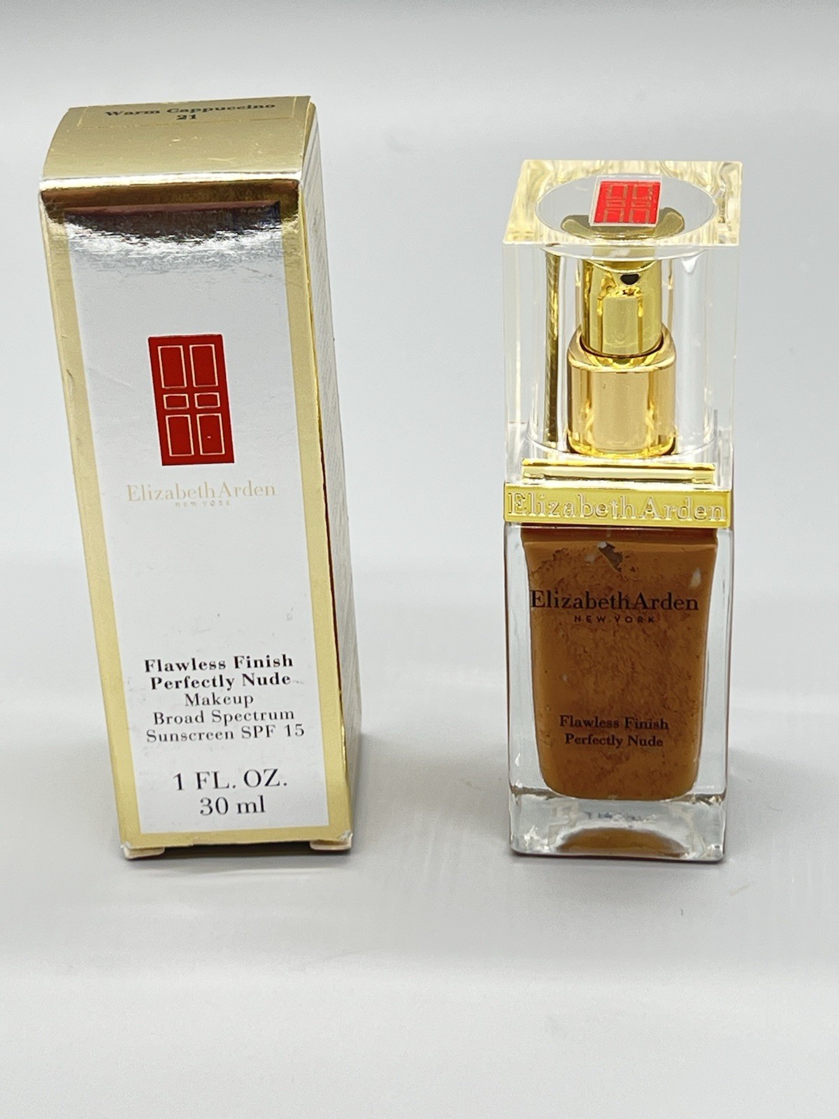 Elizabeth Arden Flawless Finish Perfectly Nude Foundation Warm Cappuccino 21 1oz