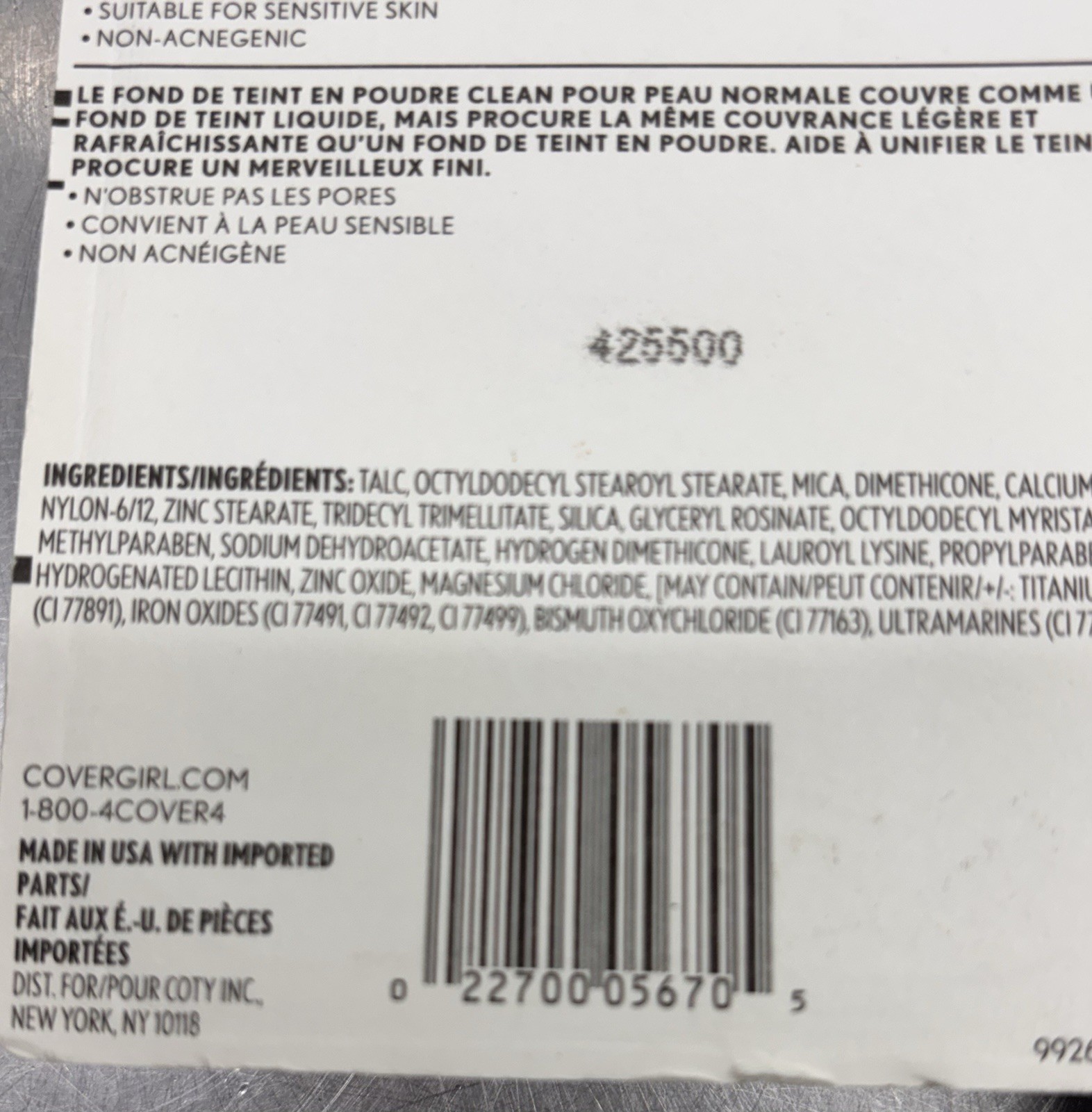 CoverGirl Clean Discontinued Powder Foundation Classic Ivory 510 Lot Of 2