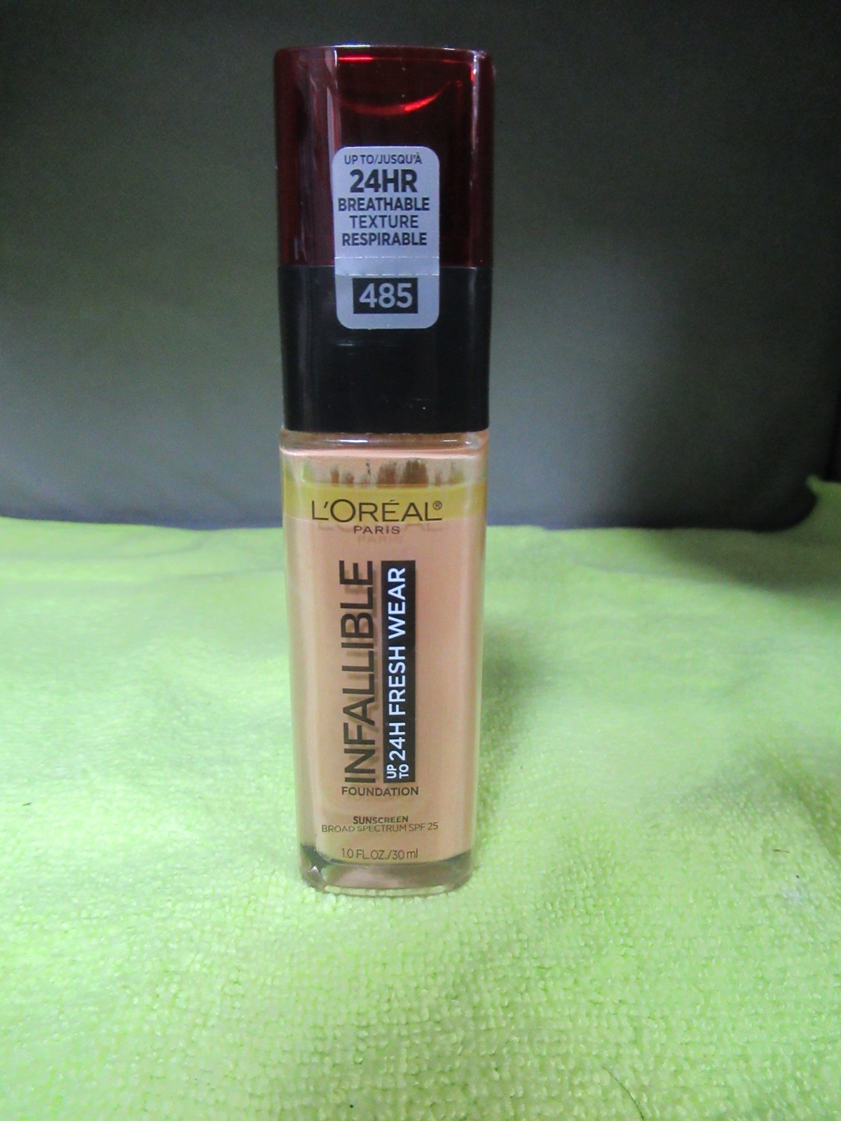LOREAL Infallible 24hr Fresh Wear Foundation 485 Golden Sun 1oz Ea 2pcs