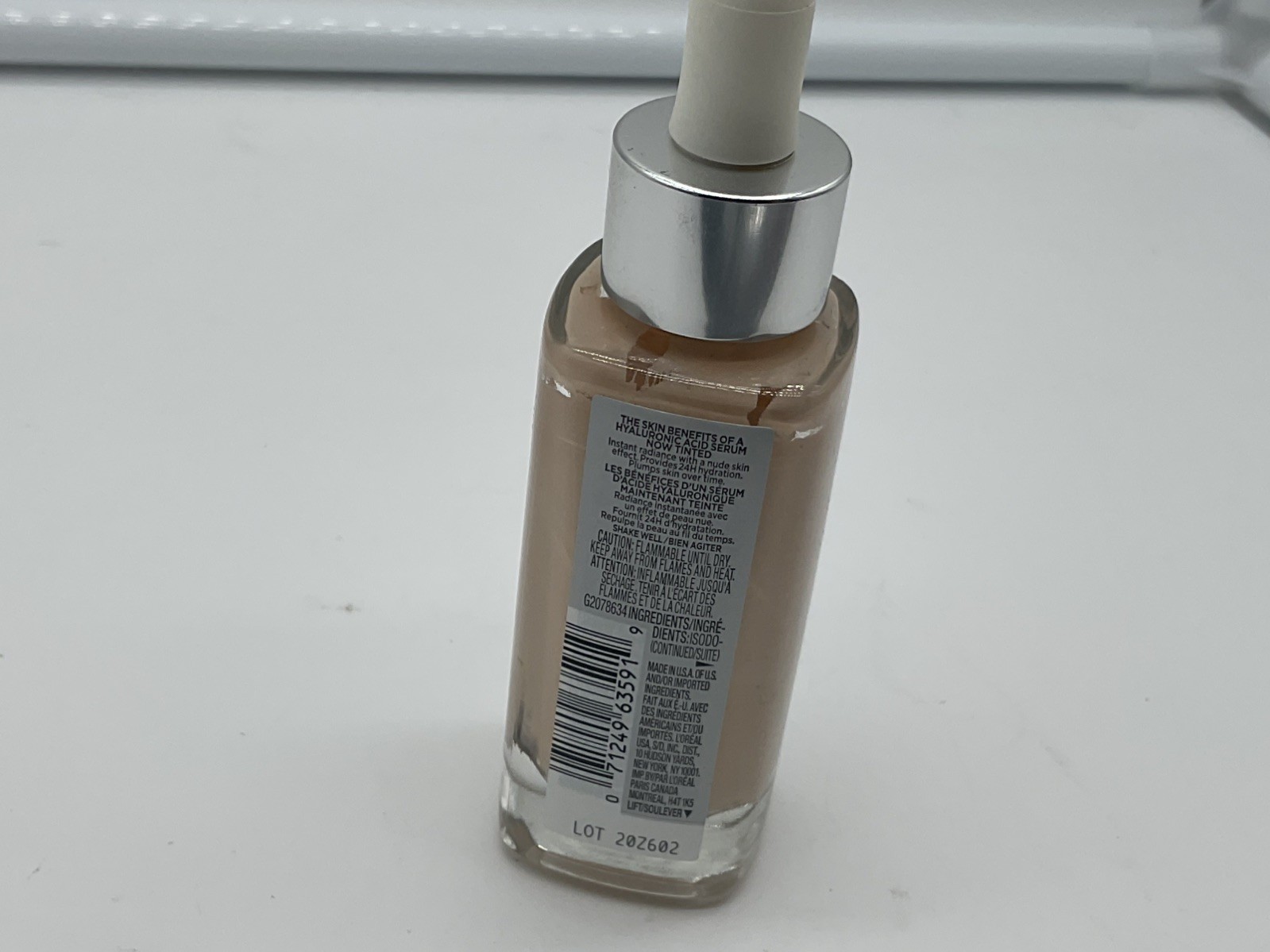 LOreal Paris True Match Nude Hyaluronic Serum Foundation Very Light 0.5-2 1 oz