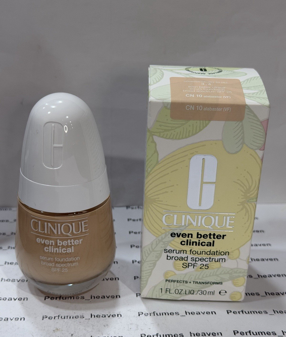 Clinique Even Better Clinical Serum Foundation SPF 25 CN10 Alabaster 1 Oz
