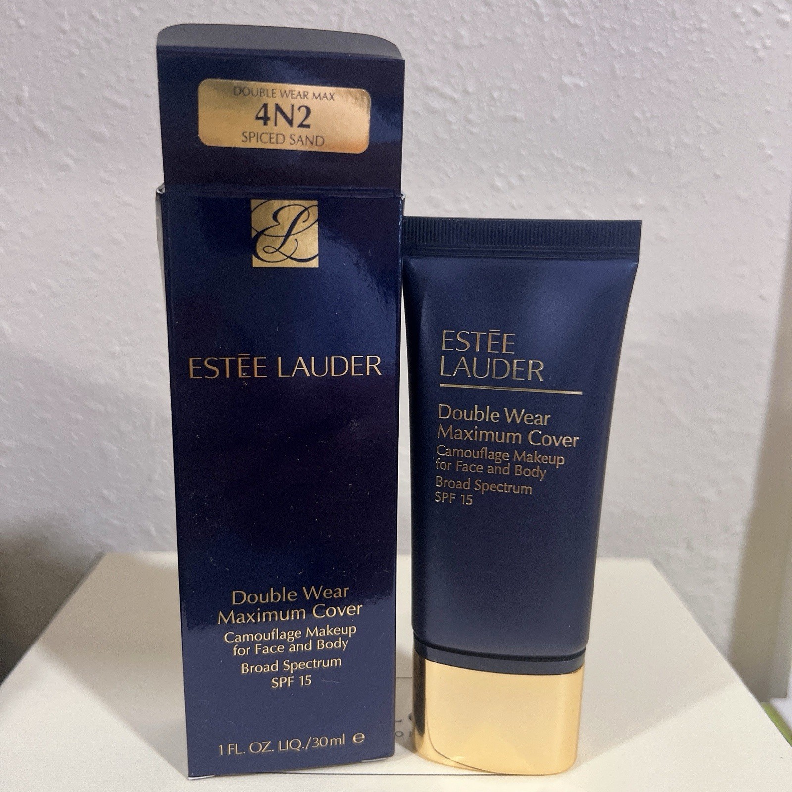 Estée Lauder Double Wear Maximum Cover Foundation Spf15 4N2 Spiced Sand, 1 fl oz