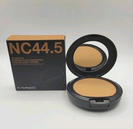 MAC Studio Fix Powder Plus Foundation – NC44.5 – 15g Full Size – New & Authentic