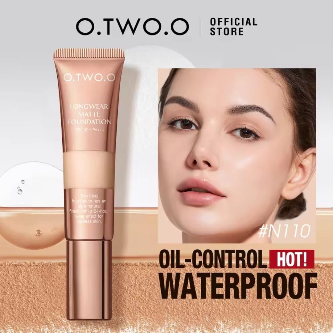 Waterproof Matte Cushion Foundation Full Coverage Makeup (N220 Neutral Warm)