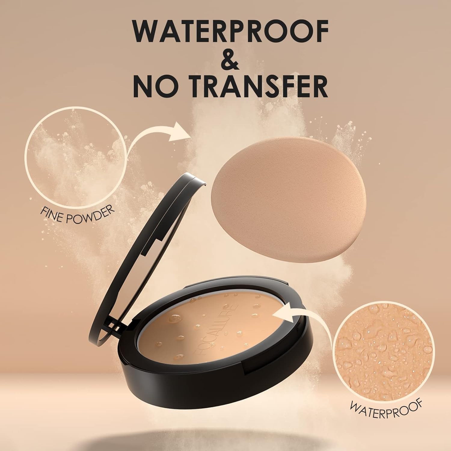 Smooth Complexion with Buildable Coverage Pressed Powder Compact – 0.92oz Beige
