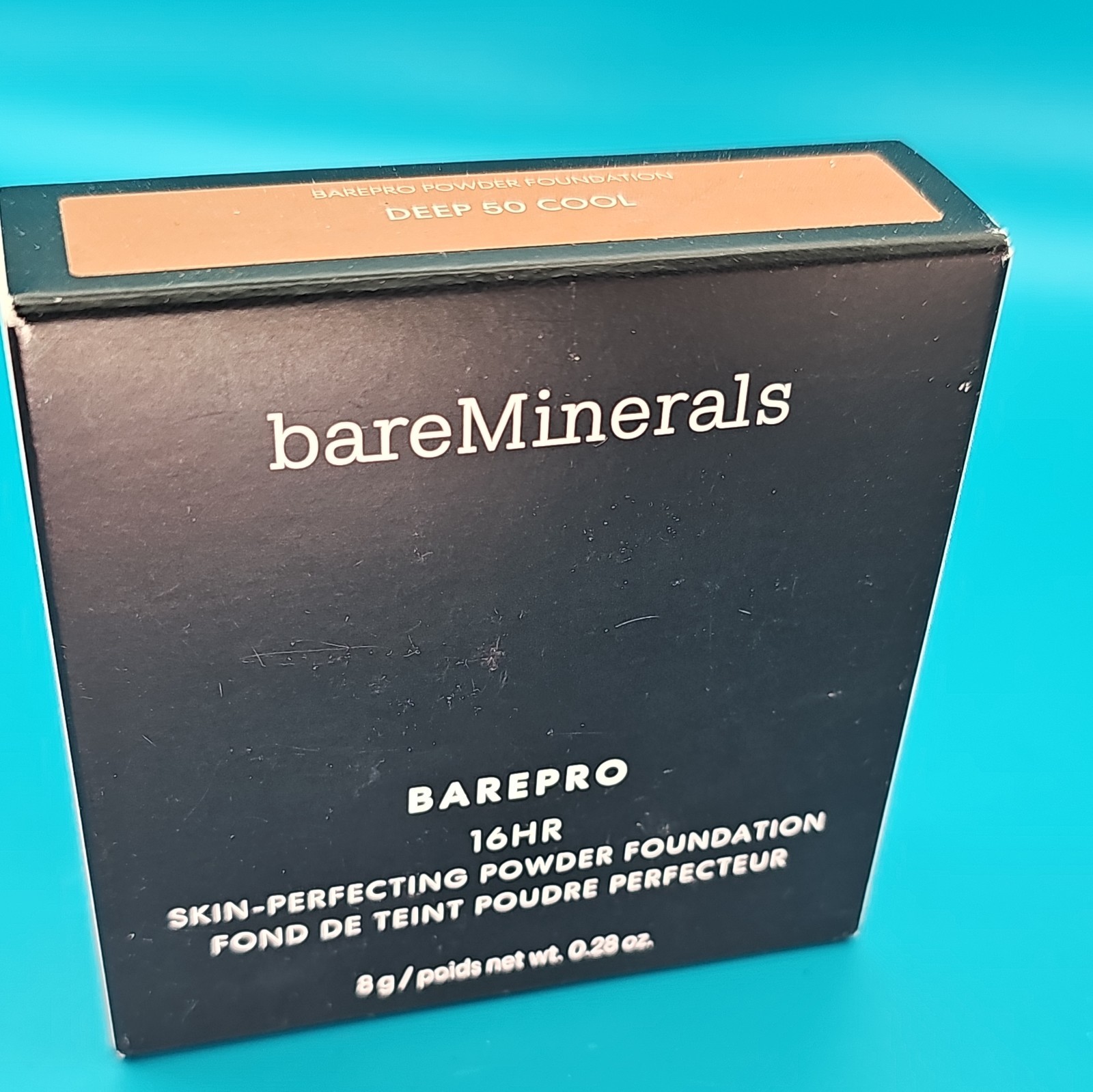 BareMinerals BarePro 16HR Skin-Perfecting Powder Foundation Deep 50 Cool