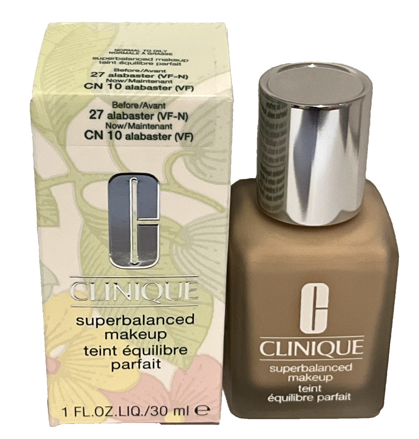 Clinique Superbalanced Makeup Foundation CN 10 Alabaster (VF)/ 27 (VF-N) 30 ml