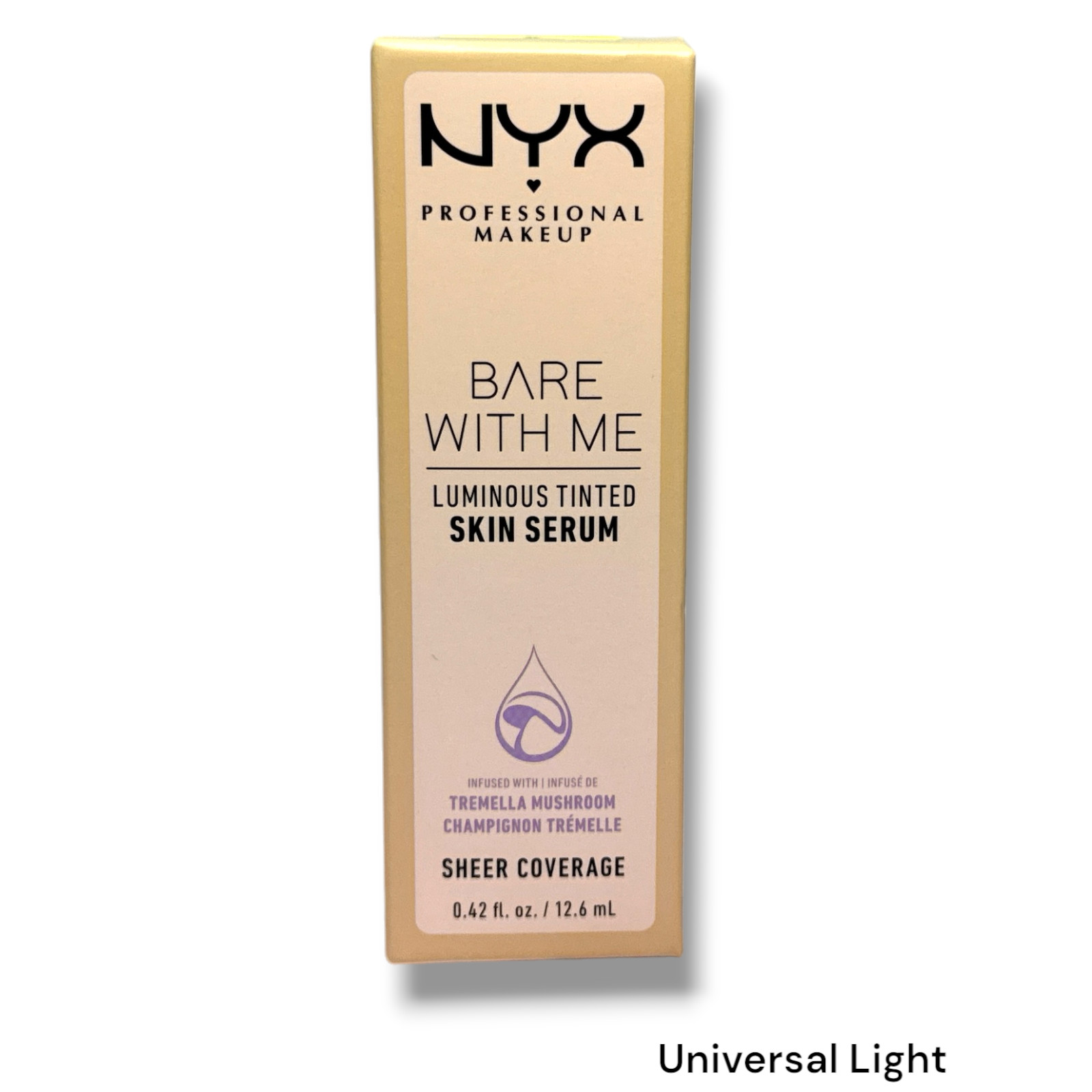 NYX Bare With Me Luminous Tinted Skin Serum Sheer Coverage 0.42oz. New; You Pick