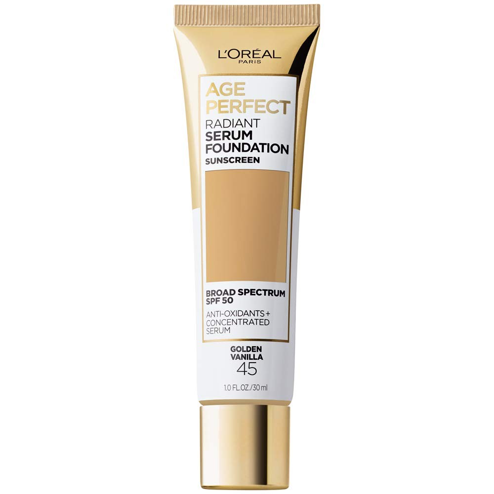 L’Oreal Paris Age Perfect Radiant Serum Foundation SPF 50 Golden Vanilla 1 oz