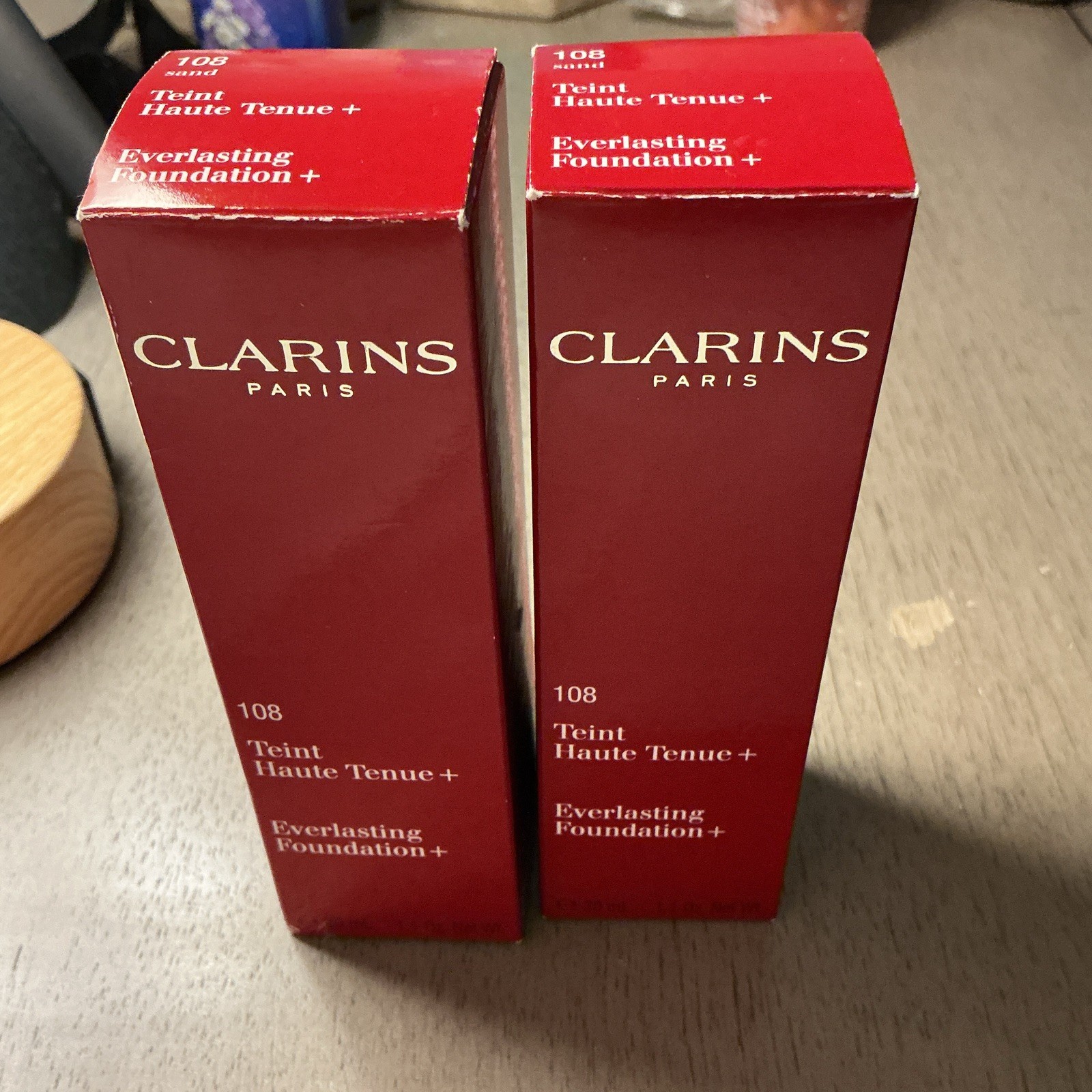Clarins Everlasting Foundation+ Teint Haute Tenue Shade 108 Sand
