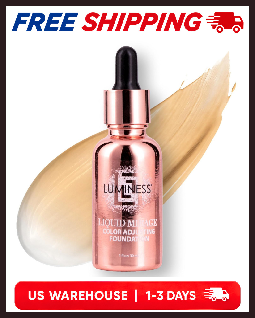 LUMINESS Liquid Mirage Color Changing Foundation for Mature Skin, Skincare-Infus